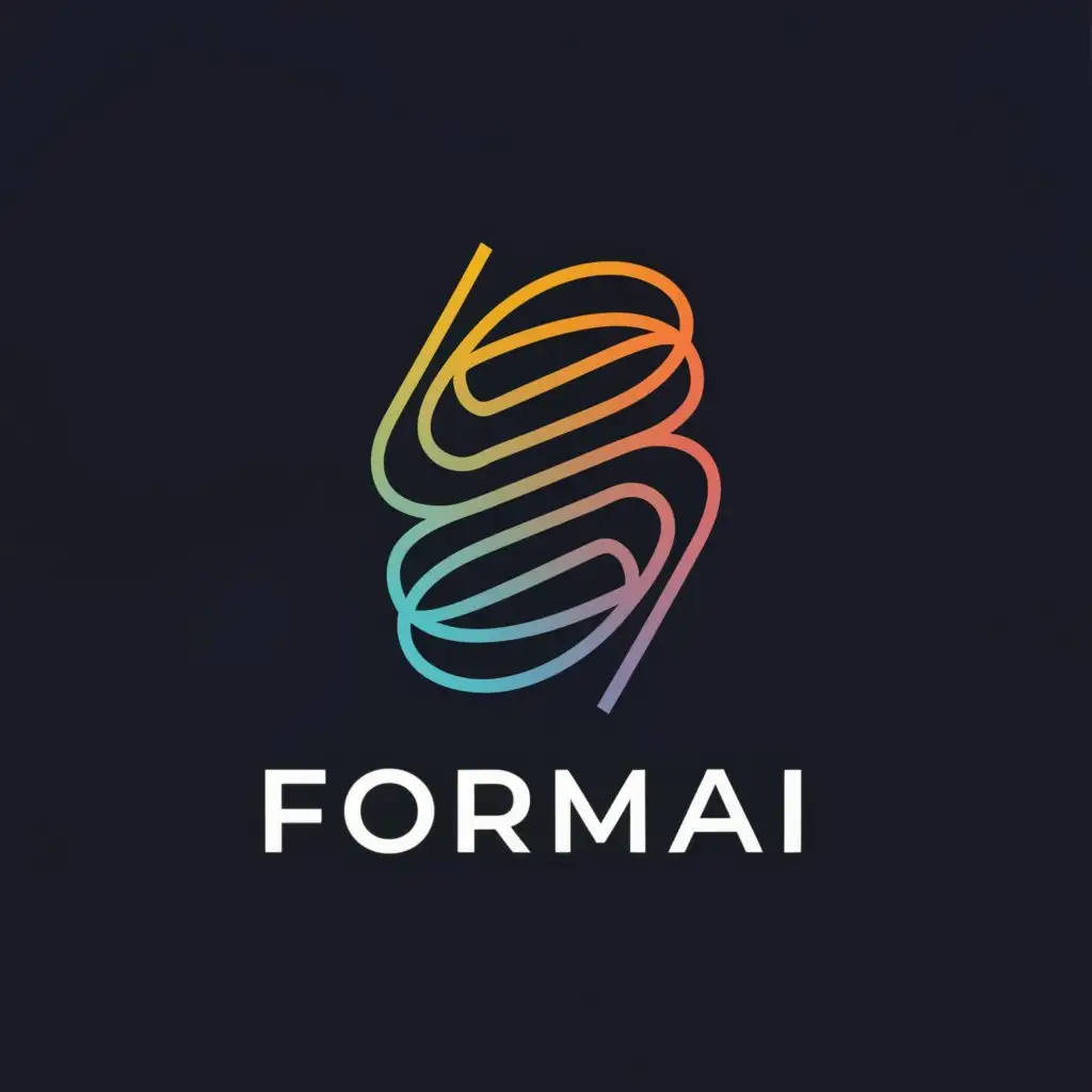 a logo design,with the text "FormAI", main symbol:Form,Moderate,be used in Technology industry,clear background