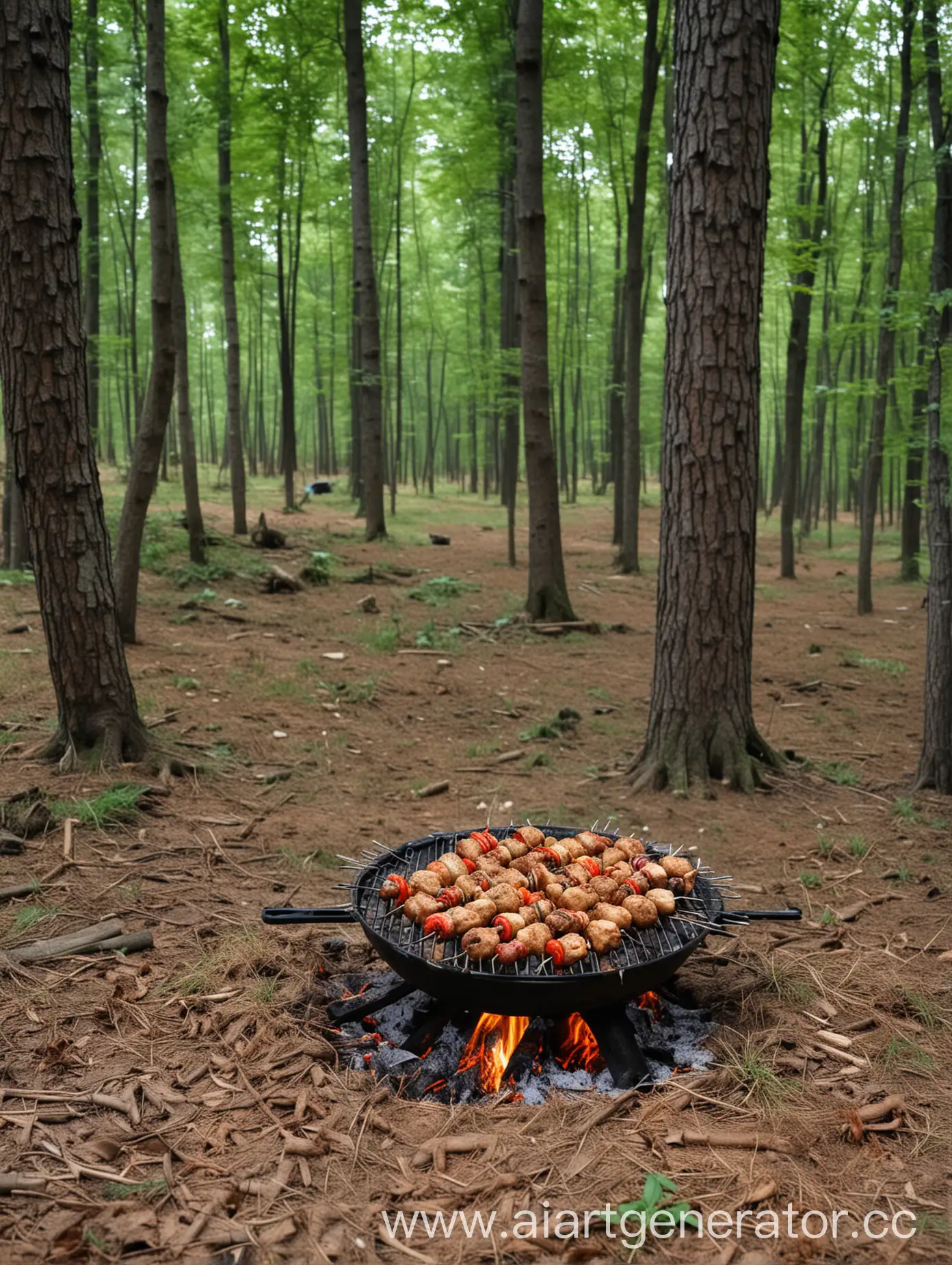 20th-Birthday-Celebration-with-Naturethemed-Shashlik-Barbecue-in-the-Forest