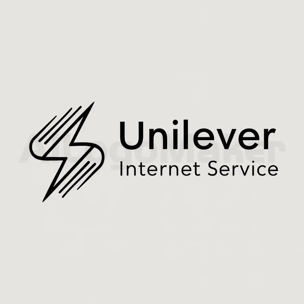 a logo design,with the text "Unilever internet Service", main symbol:Create me a logo for my marketing page for providing internet services,Moderate,clear background