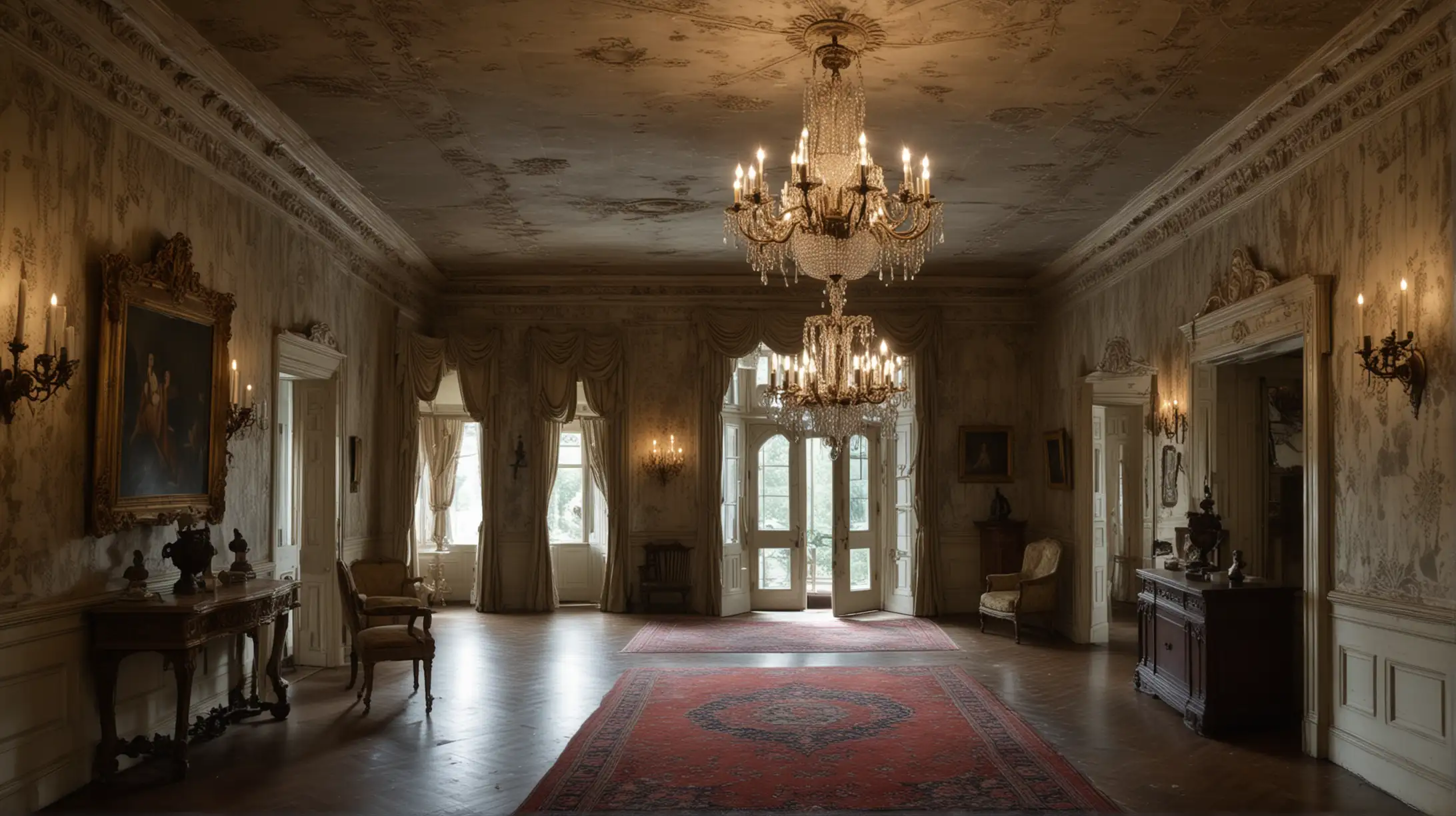 Exploring a Haunted Mansions Mystical Grand Foyer
