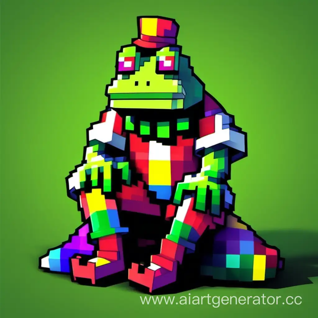 Minecraft-Frog-Clown-Sitting-Pose