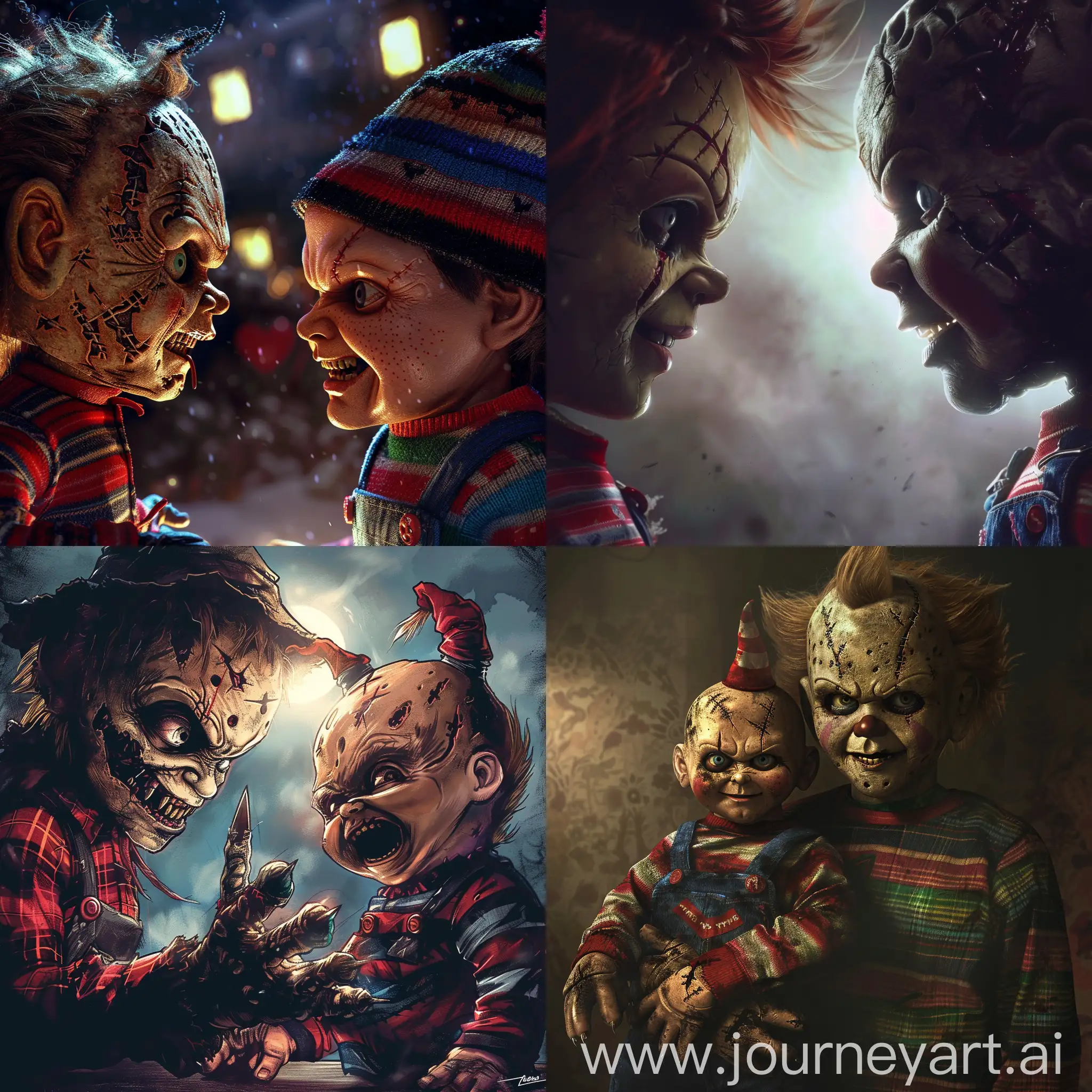Horror-Icons-Freddy-vs-Chucky-FaceOff-Art