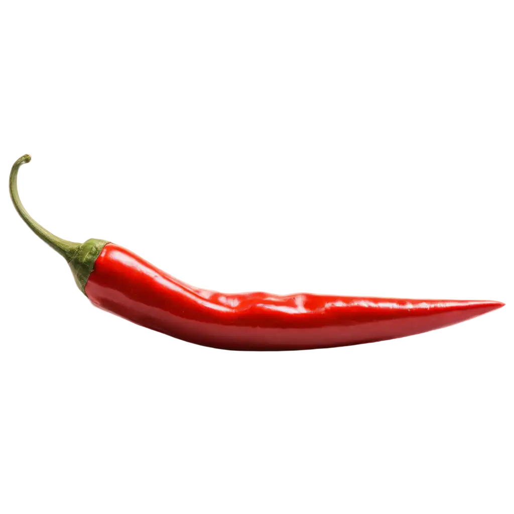 single red hot chilli with fire coming out of it standing upright