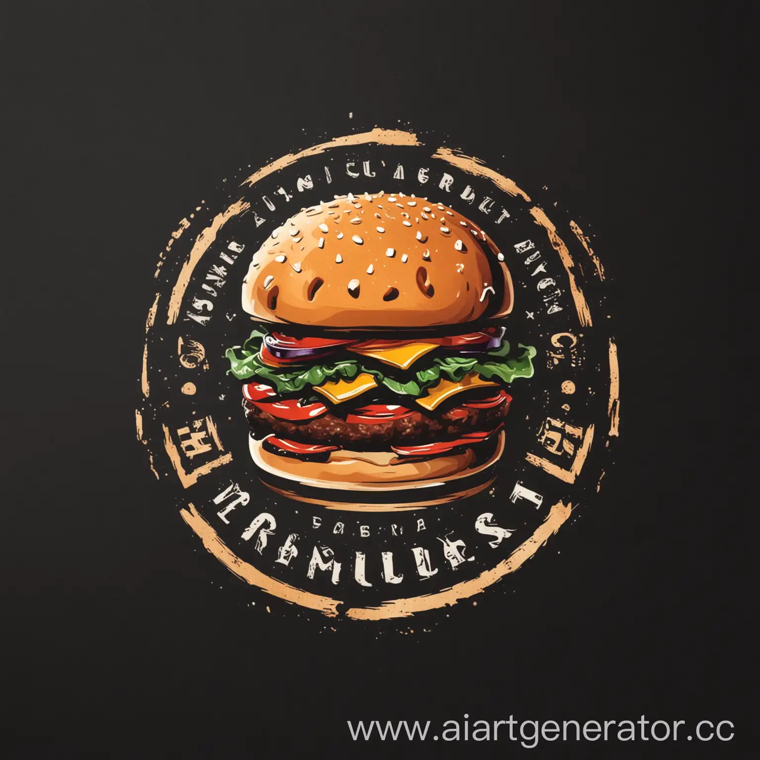 логотип для бургерной 
