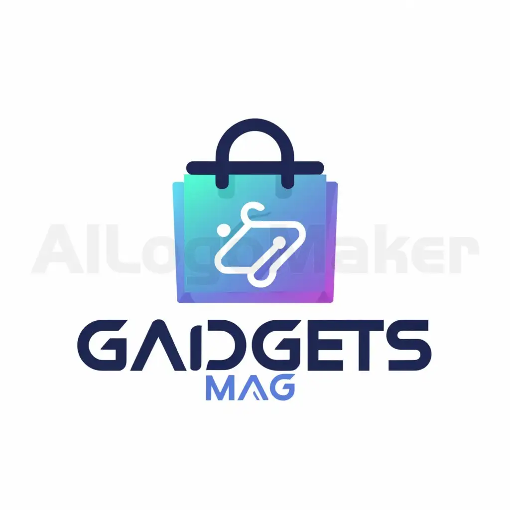 a logo design,with the text "Gadgets Mag", main symbol:Sale of electronics,Moderate,be used in Retail industry,clear background