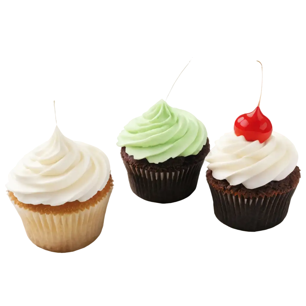 Delicious-Cupcakes-PNG-Elevate-Your-Visual-Experience-with-HighQuality-Dessert-Images