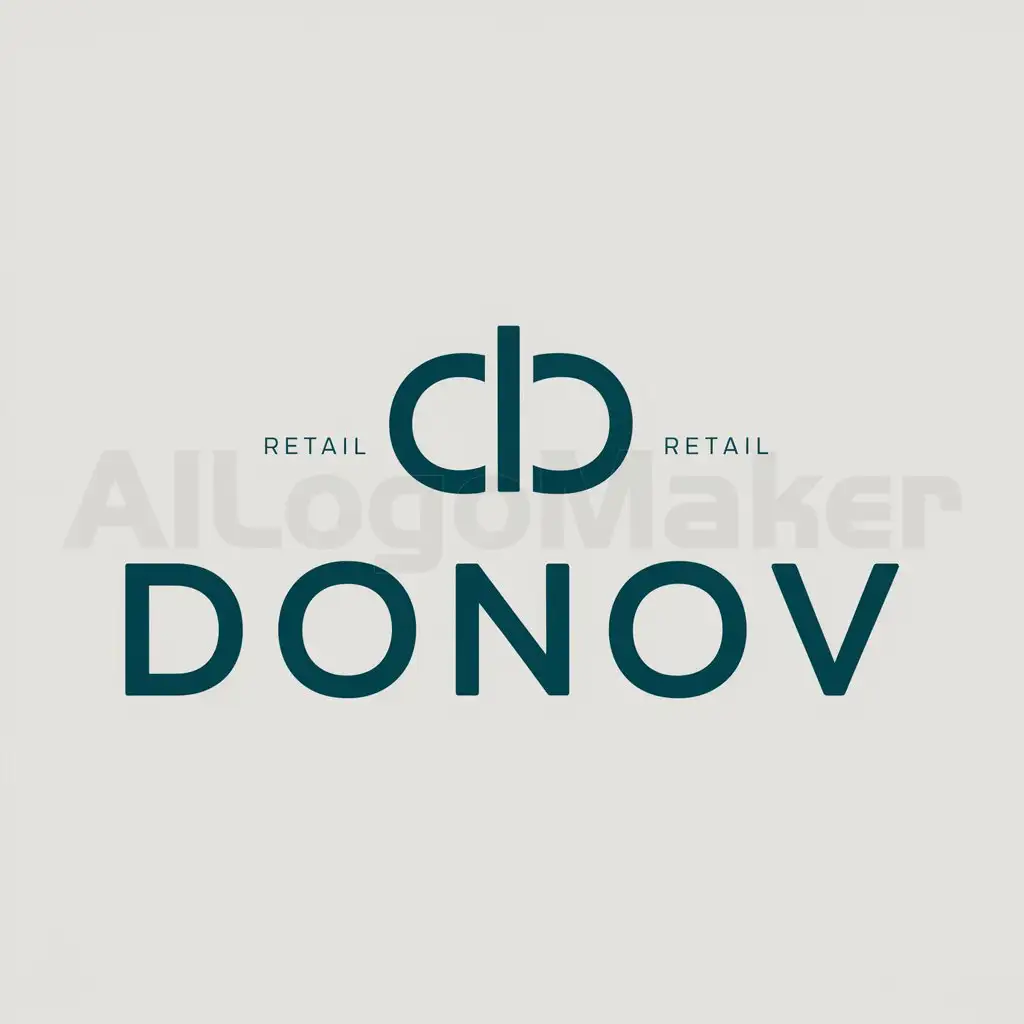 LOGO-Design-For-DONOV-Modern-DD-Symbol-for-Retail-Industry