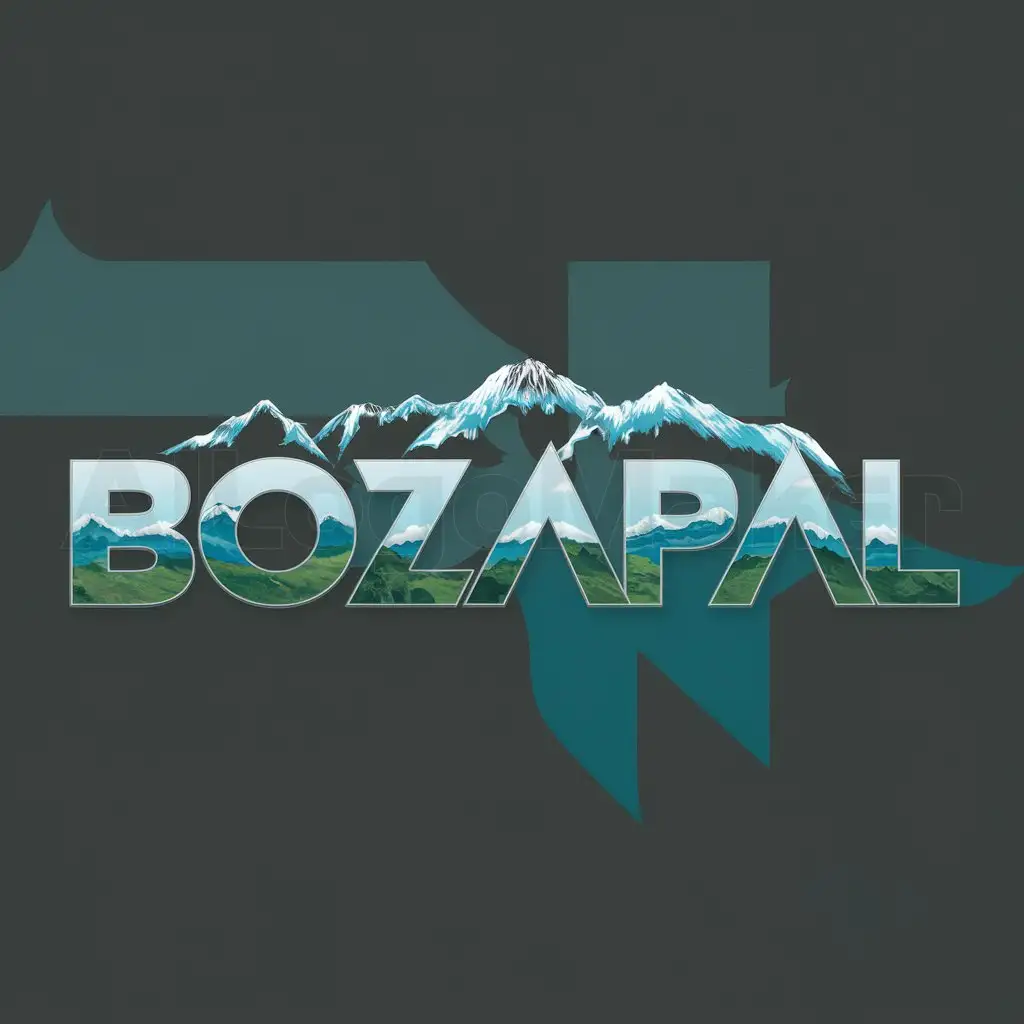 LOGO-Design-For-Bolipal-Modern-Mountain-Range-Typography-in-Kazakhstans-Sky-and-Nature-Colors