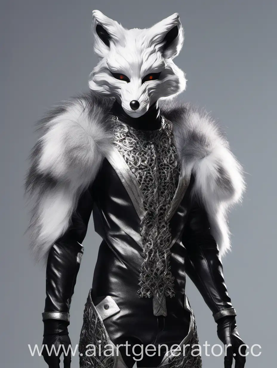 Majestic-SilverBlack-Fox-Man-in-Human-Form