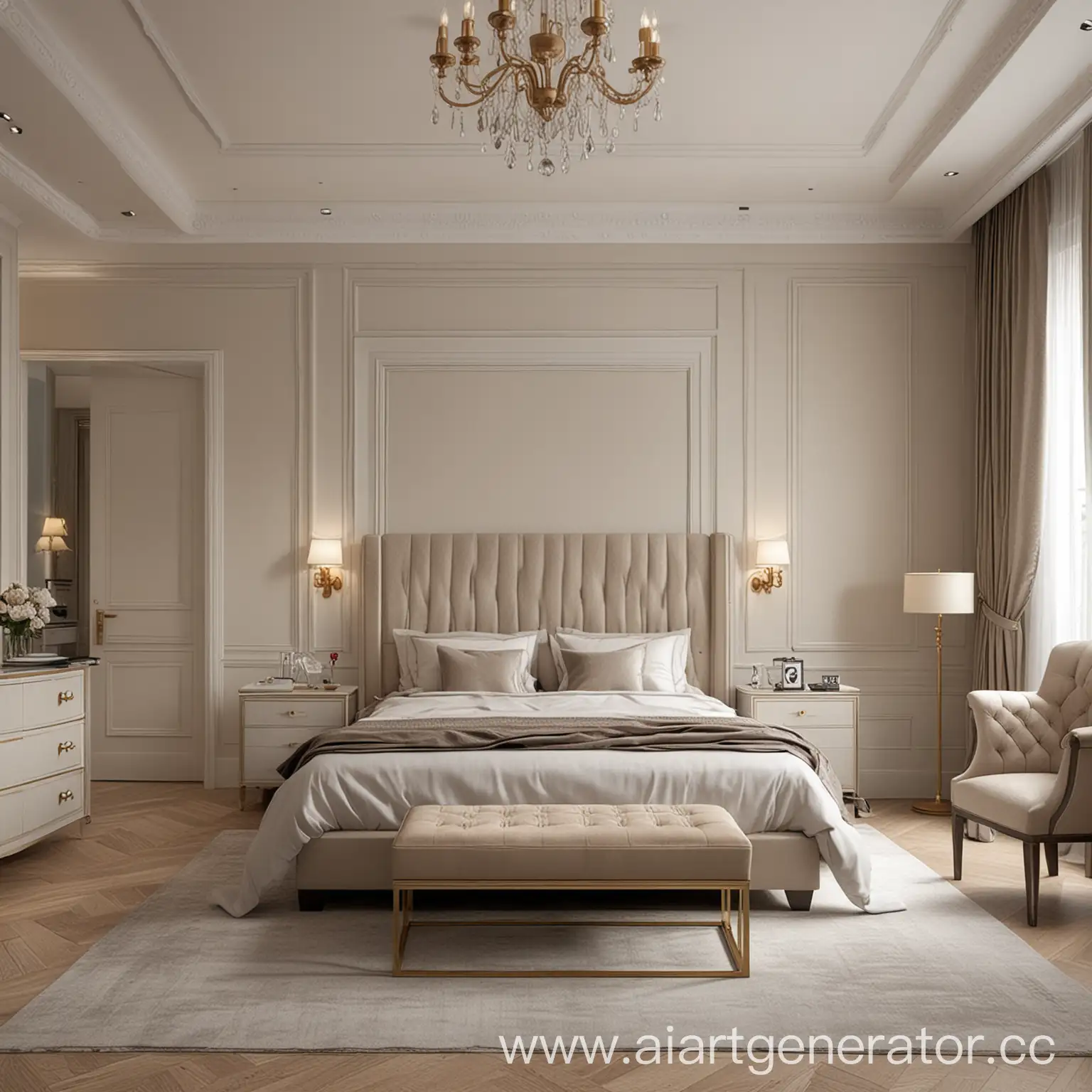 Modern-Classical-Bedroom-Furniture-Design-for-Apartments