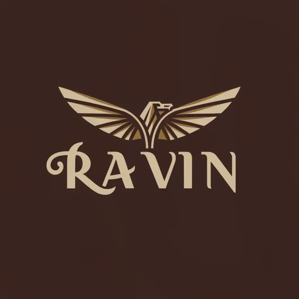 a logo design, with the text "RAIVN", main symbol: versatile and timeless, reflecting a modern aesthetic. Luxury Sophisticated,  sophisticated logo that encapsulates RAIVN's essence of luxury and quality.  RAIVN's new venture, RAIVN, aims to establish a luxury cleaning service catering predominantly to high-income households. While initially focused on boutique-style cleaning services, RAIVN is envisioned to expand its offerings to include handyman
services, interior design, and staging services in the future. The logo should reflect,  comprehensive services, distinguishing itself
from conventional competitors. This logo will play a crucial role in brand recognition,  meticulousness and eco-friendly practices. The design must also be adaptable enough to represent the brand as it evolves and expands into these additional services.
• Develop a sophisticated, memorable logo that embodies the brand's values and vision.
• Ensure the logo resonates with the target audience, reflecting exclusivity and luxury.
• Create a versatile logo that is scalable and effective across various media and applications.

• Color Palette: Warm, earthy tones (browns, whites, greys) to reflect a natural and premium feel.
• Typography: Elegant and luxurious yet readable typeface that complements the logo mark.
• Style: The logo should be clean, modern, and easily recognizable. It should work well both in full color and monochrome.

, Moderate, be used in Others industry, clear background