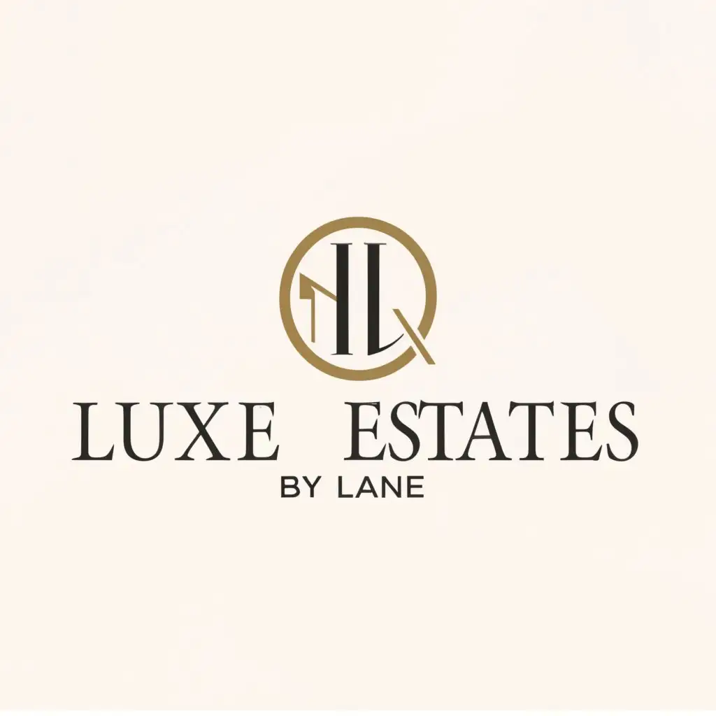 a logo design,with the text ""Luxe Estates"  "by Lane"", main symbol:create a Diverse Logo Design called  "Luxe Estates"  "by Lane",   the logo name is  "Luxe Estates"  "by Lane",  

 create a unique and appealing logo for my brand. The primary purpose of the logo is to enhance brand recognition, so it's essential that the design is memorable and engaging.

Key requirements:
- The logo must be suitable for use both online (websites, social media) and in print (business cards, flyers).

Looking to elevate your Airbnb property management company with a touch of luxury and elegance?  create a captivating logo that embodies the sophistication and refinement of our brand. Our company specializes in managing high-end properties, offering guests an unparalleled experience of luxury and comfort. We're looking for a logo that reflects these values while capturing the essence of our brand identity. If you have a knack for creating visually stunning designs and want to be part of our journey in providing exceptional hospitality, we'd love to hear from you. Join us in bringing elegance to every aspect of our Airbnb property management services.

The company name is Luxe Estates (by Lane),complex,be used in Airbnb property management services industry,clear background