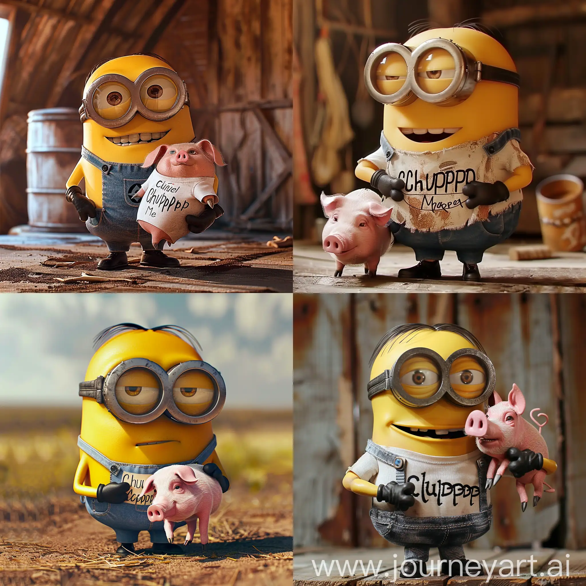 Strong-Minion-from-Despicable-Me-Holding-chupep-Pig