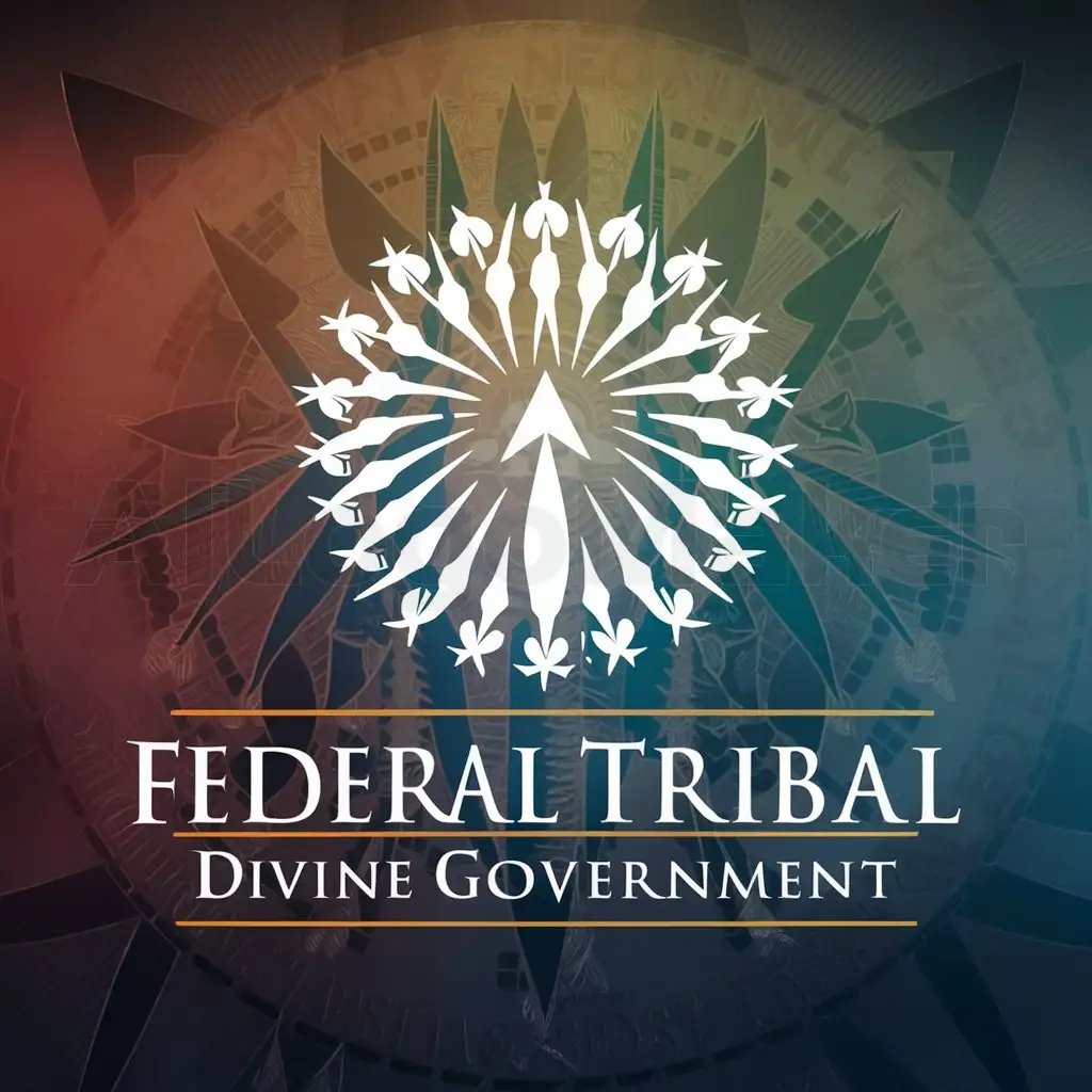 LOGO-Design-For-Federal-Tribal-Divine-Government-Symbolizing-Unity-Across-110-Tribes