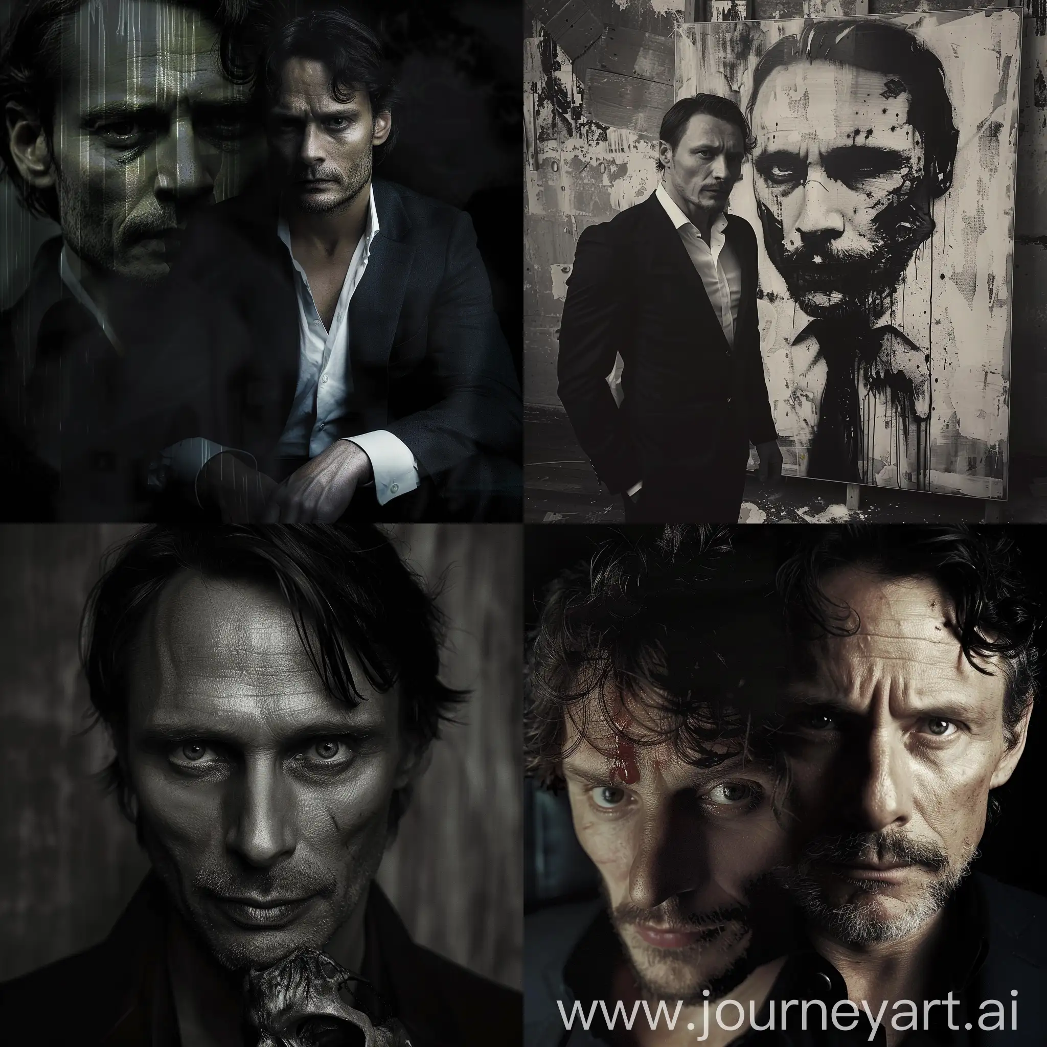 Artist-and-Hannibal-Lecter-Portrait-Creative-Collaboration