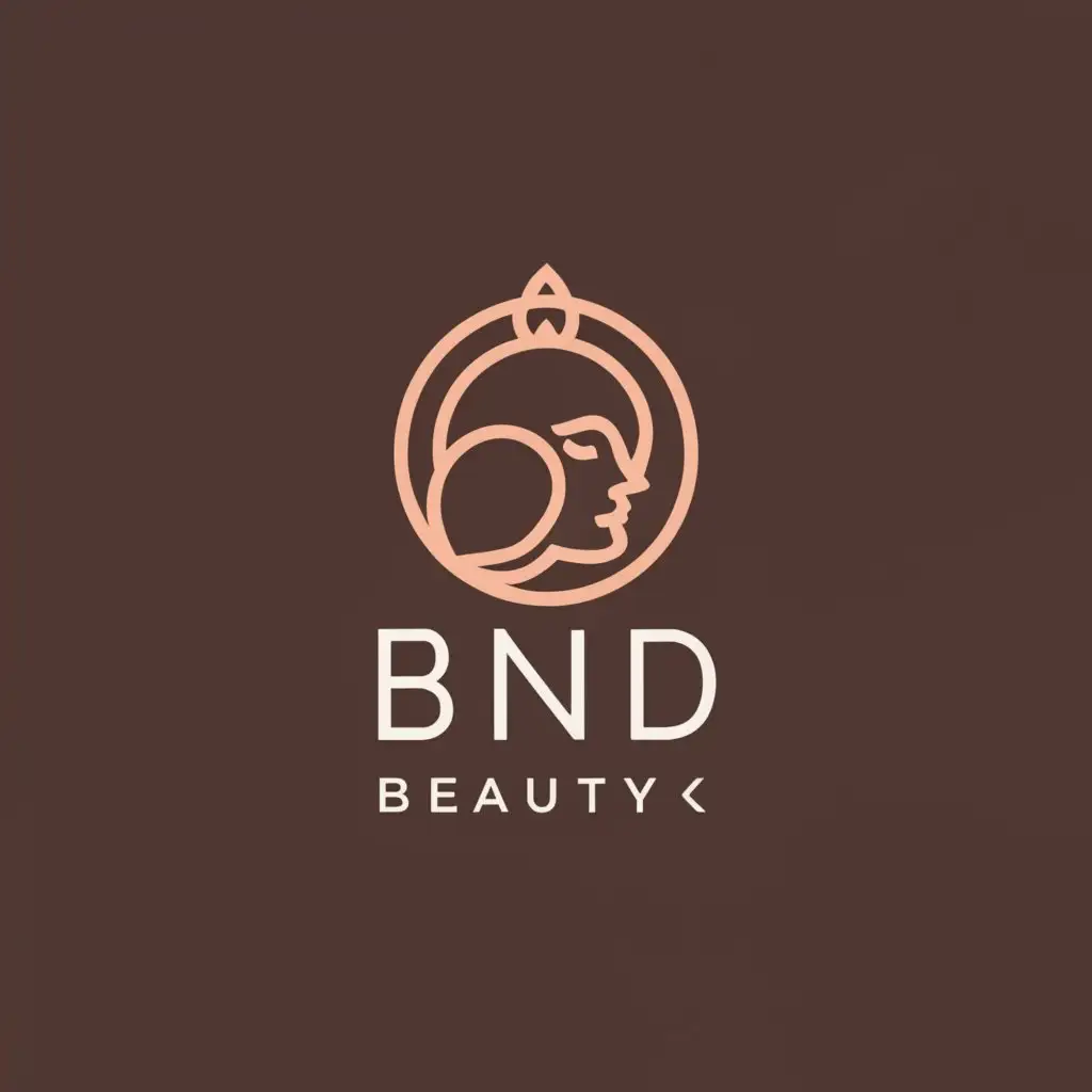 a logo design,with the text "BND BEAUTY", main symbol:BEAUTY,Minimalistic,be used in Beauty Spa industry,clear background