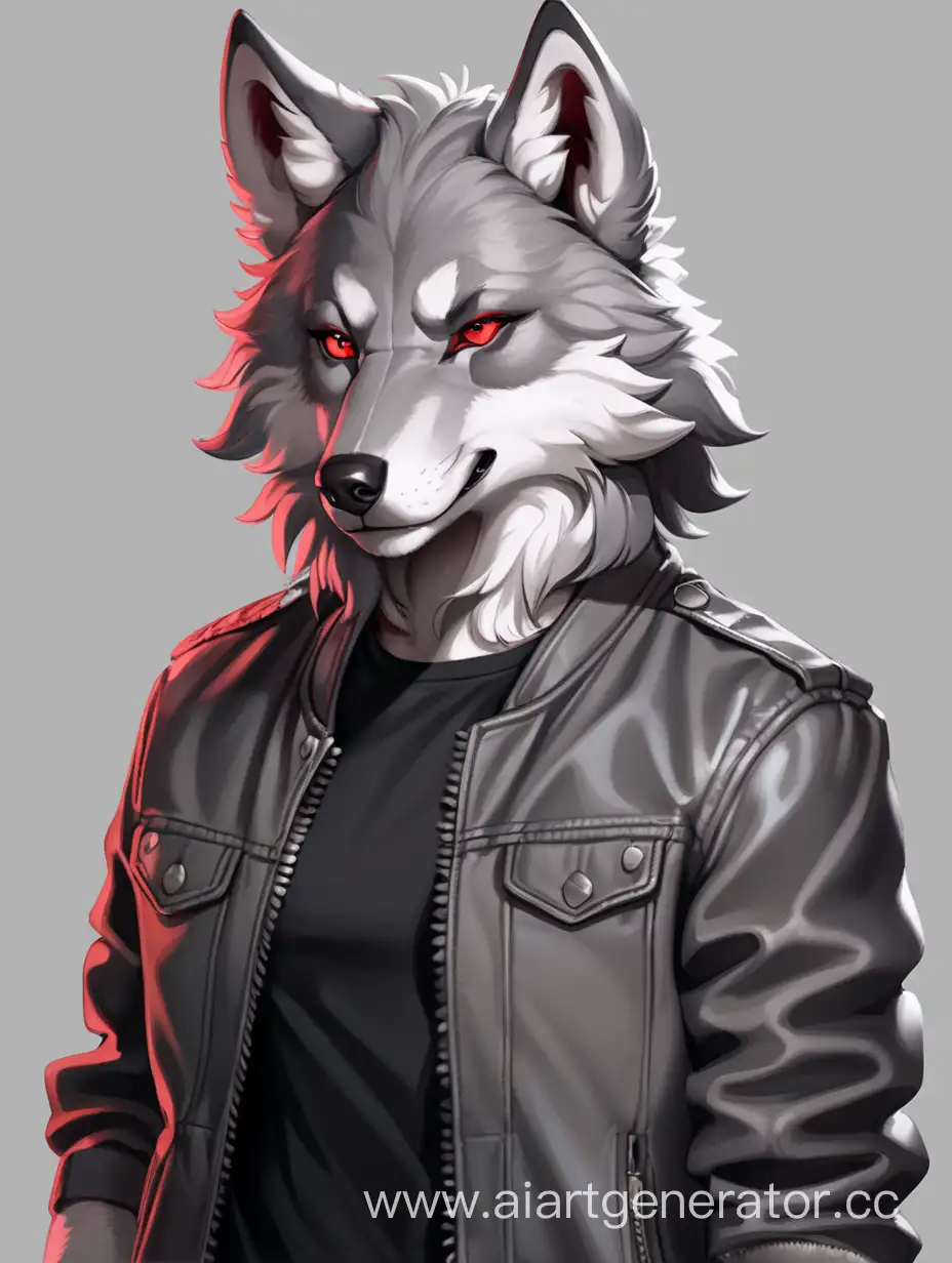 Smug-Gray-Wolf-with-Red-Eyes-in-Stylish-Leather-Jacket