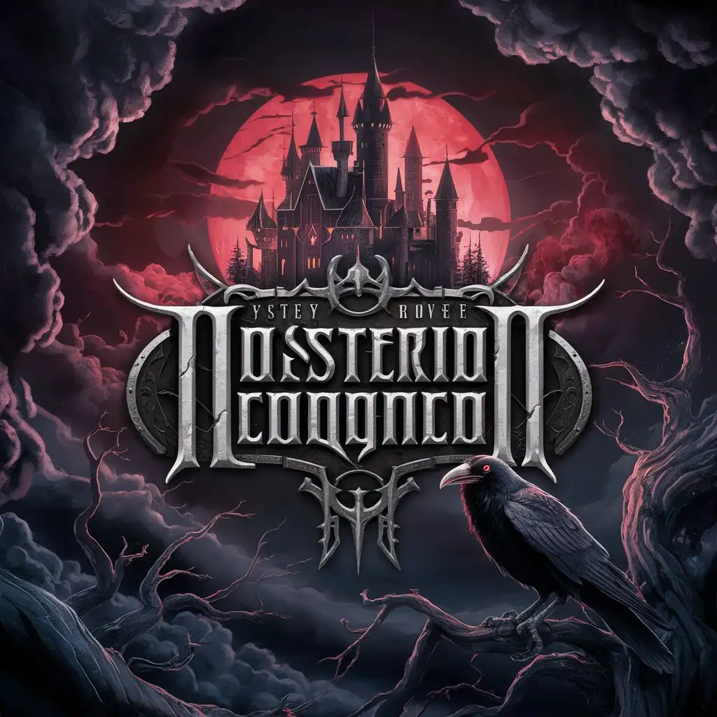 logo in style dark fantasy