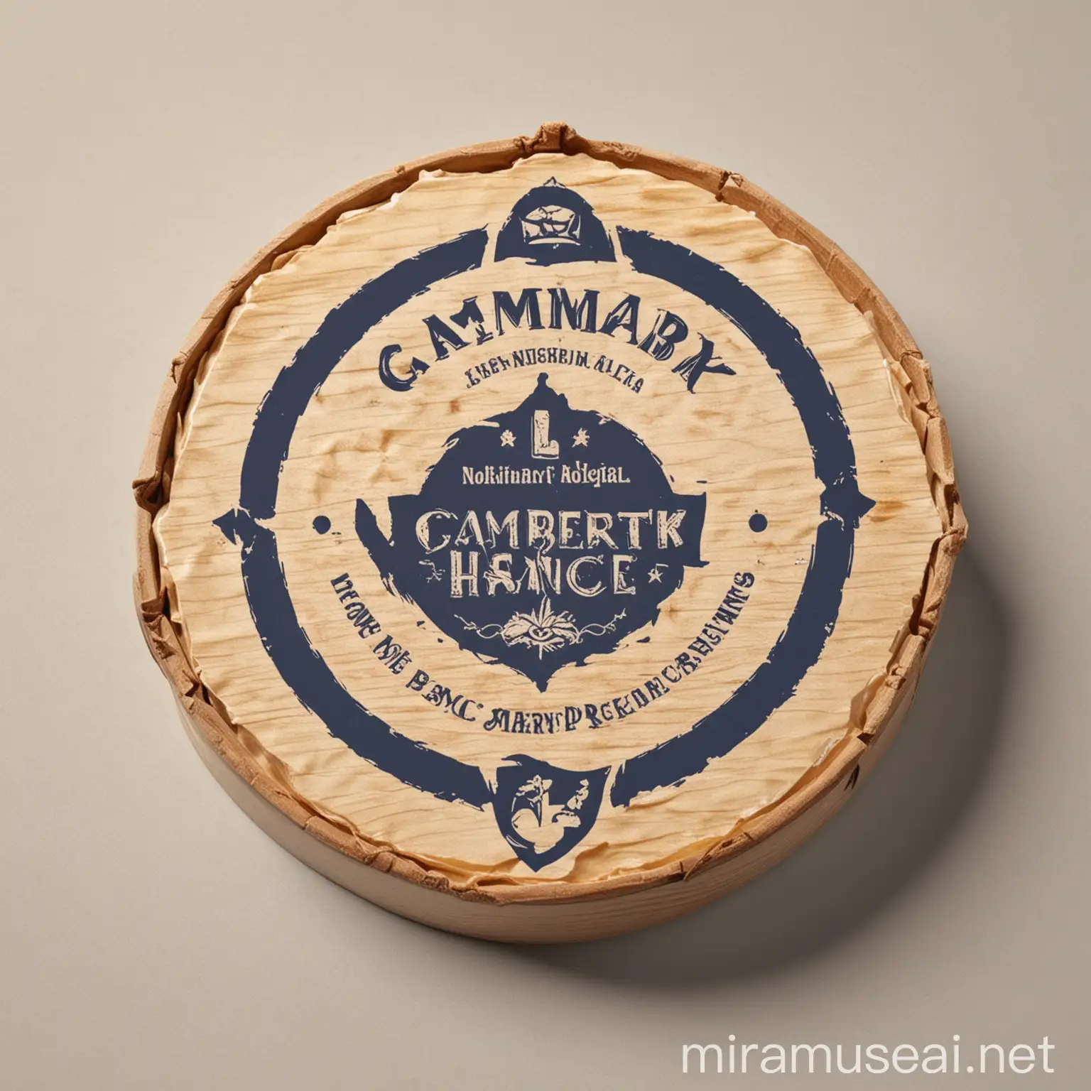 Normandy HR Circle Logo in Camembert Box Shape