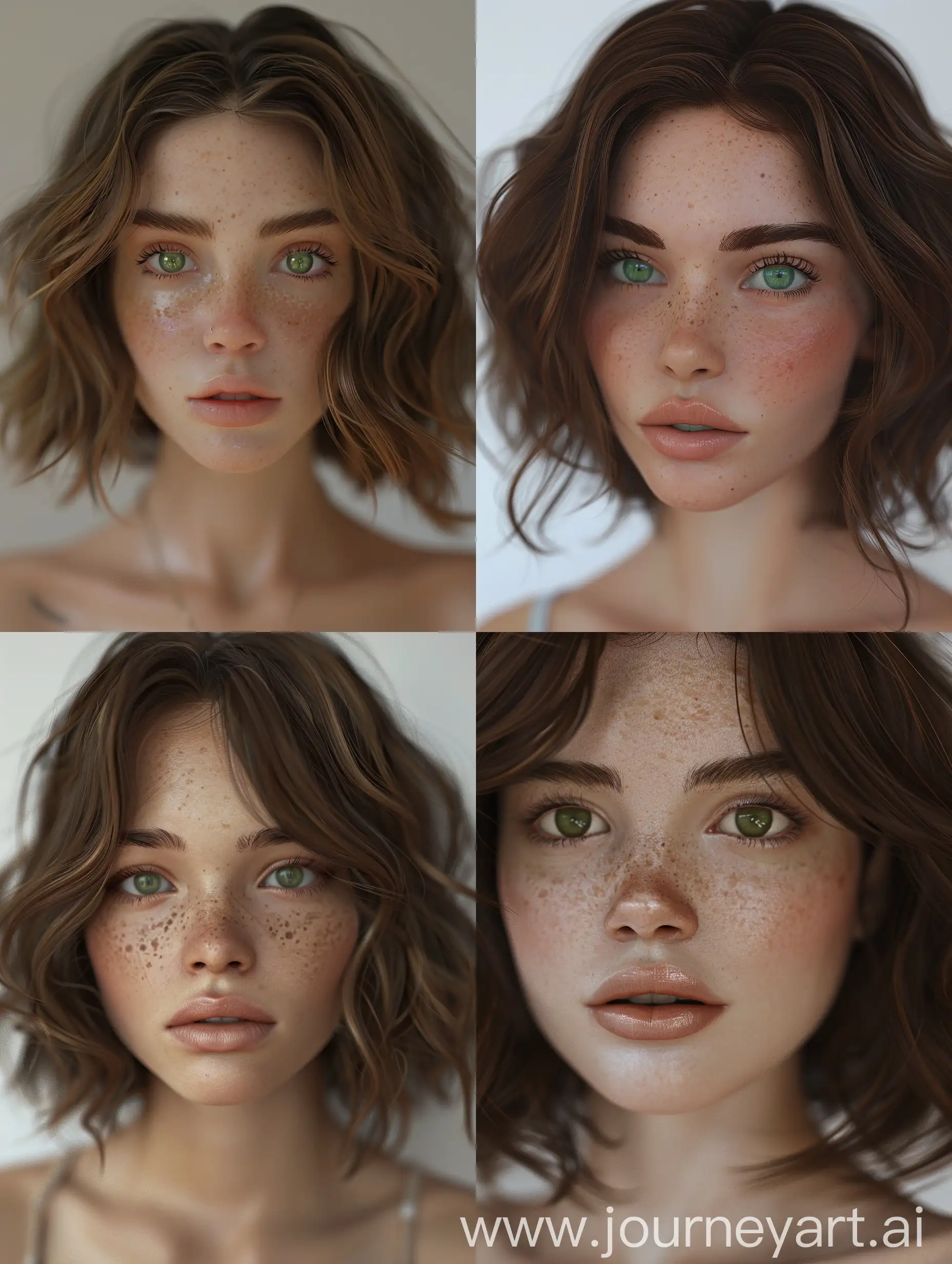 Captivating-French-Influencer-Portrait-AlmondEyed-Beauty-with-Wavy-Brown-Hair