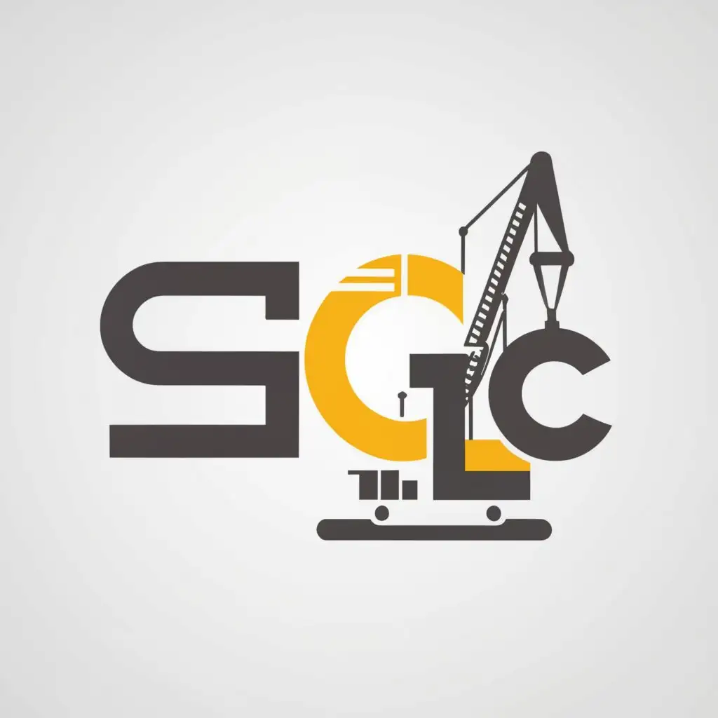 a logo design,with the text "SGC", main symbol:Construction,Minimalistic,be used in Construction industry,clear background