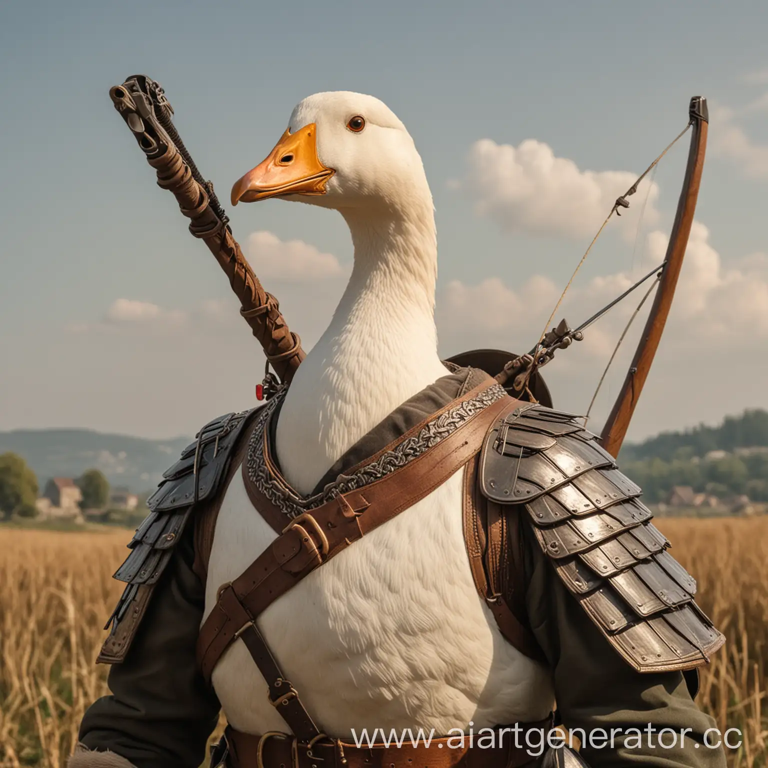 Iconic-Goose-Crossbowman-Majestic-Fowl-with-a-Deadly-Aim