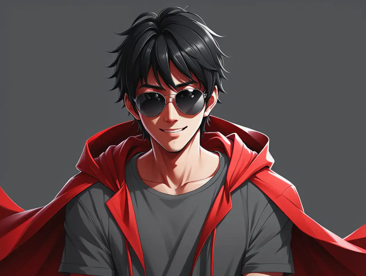 Anime-Style-Man-with-Black-Hair-in-Sunglasses-and-Red-Cloak