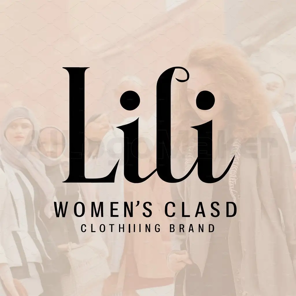 a logo design,with the text "Brand women's clothing", main symbol:LiLi,Moderate,clear background