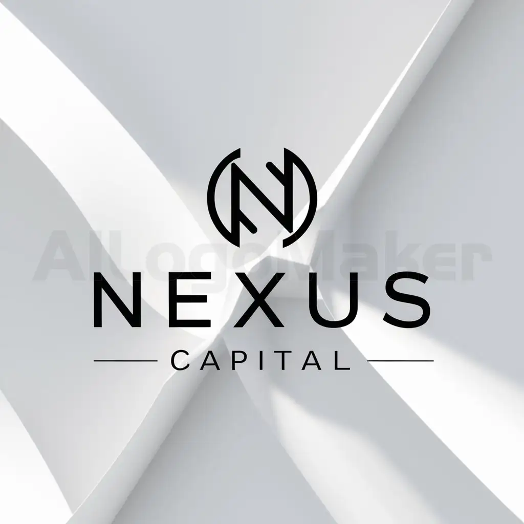 a logo design,with the text "Nexus Capital", main symbol:Nexus Capital,Minimalistic,be used in Finance industry,clear background