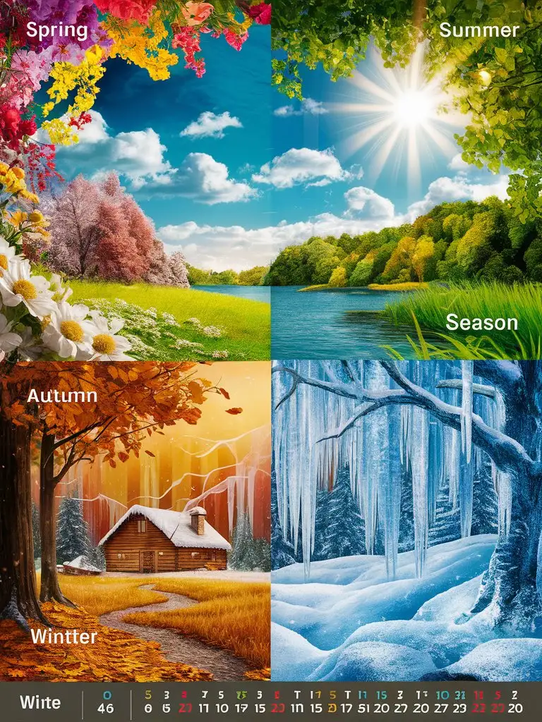 Layout design for all four seasons