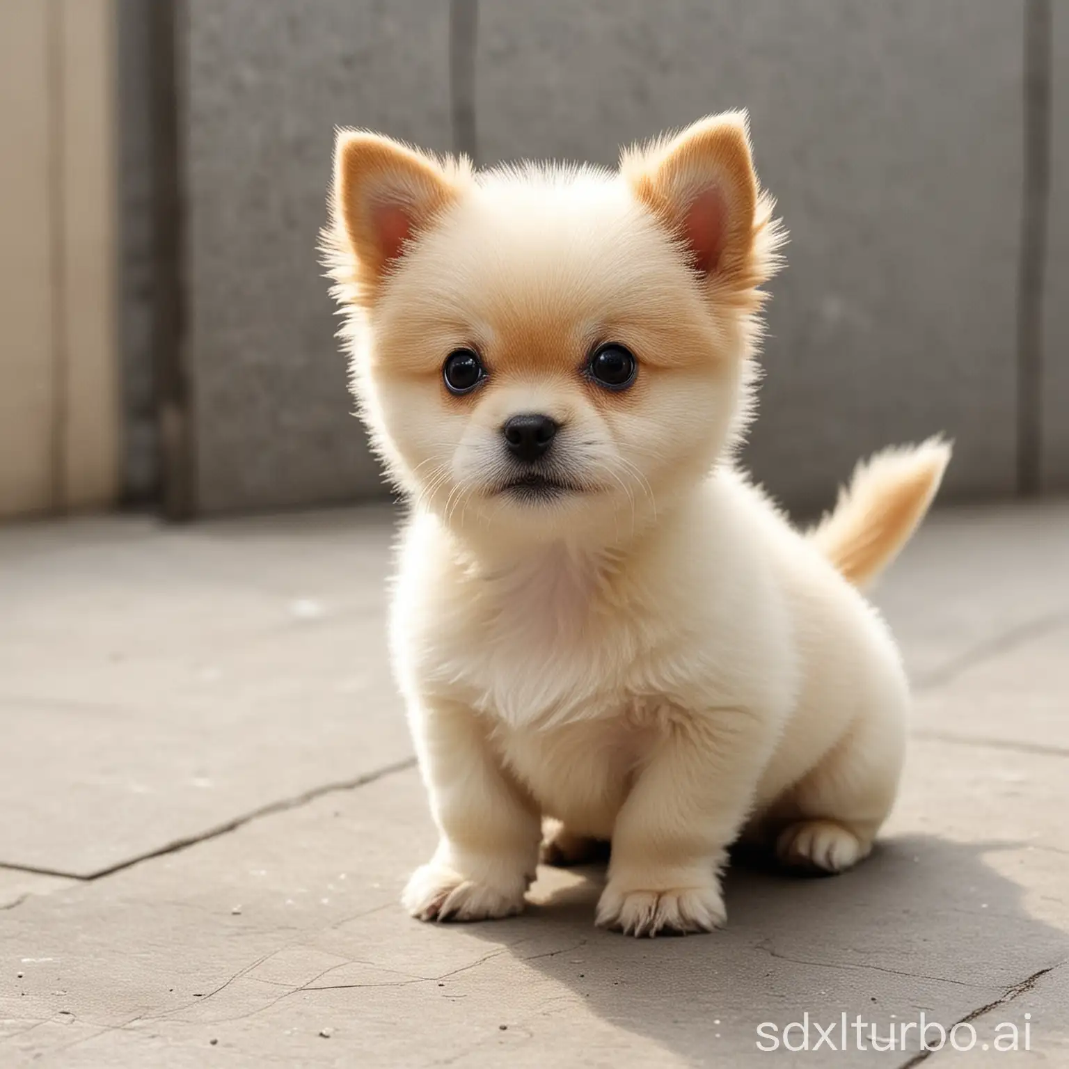 Playful-Little-Dog-Wang-Yanyu-Frolicking-in-a-Sunny-Meadow