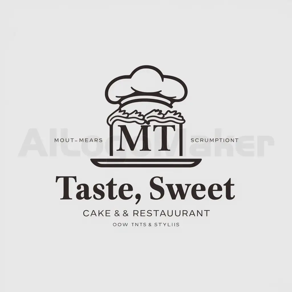 LOGO-Design-For-M-T-Cakes-Worlds-Attractive-Cake-with-Stylish-Font-on-Clear-Background