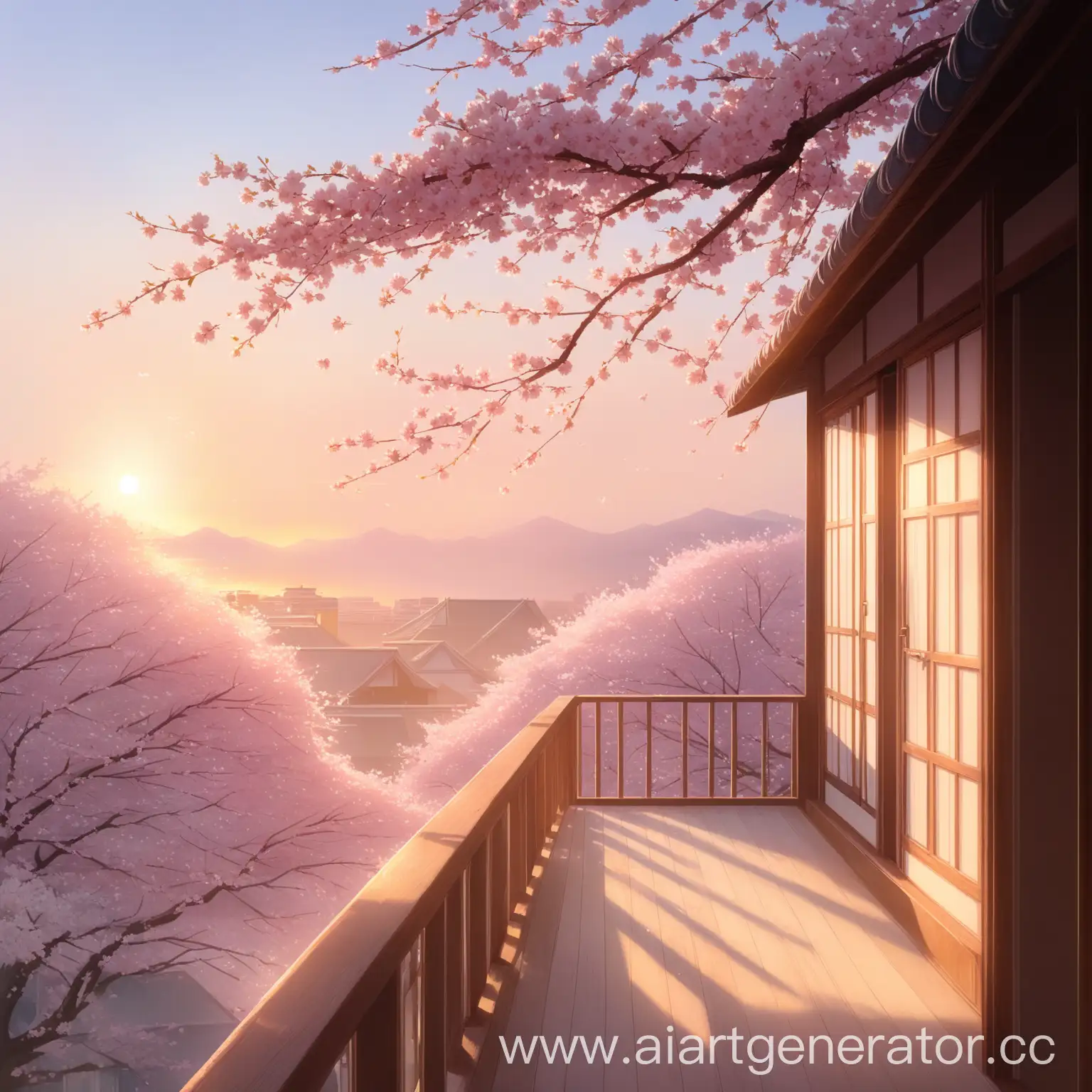 Morning-Sakura-Blossoms-in-Soft-Dawn-Light