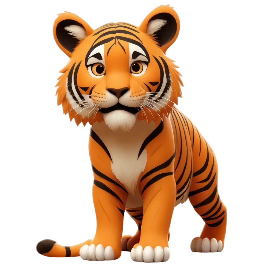 Vibrant-Tiger-Cartoon-PNG-Enhance-Your-Projects-with-HighQuality-Illustrations