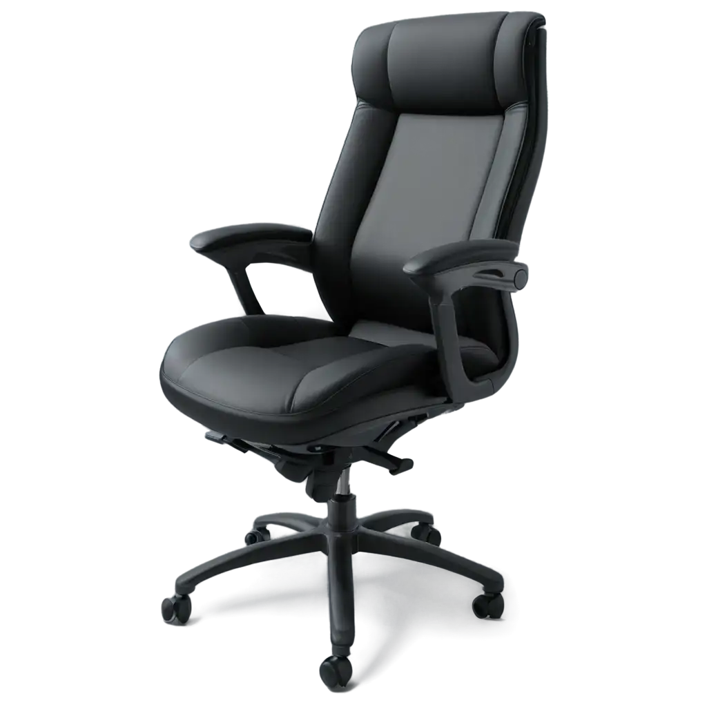 HighQuality-PNG-Image-of-an-Isolated-White-Office-Chair-Enhance-Your-Visual-Content-with-Clarity-and-Detail