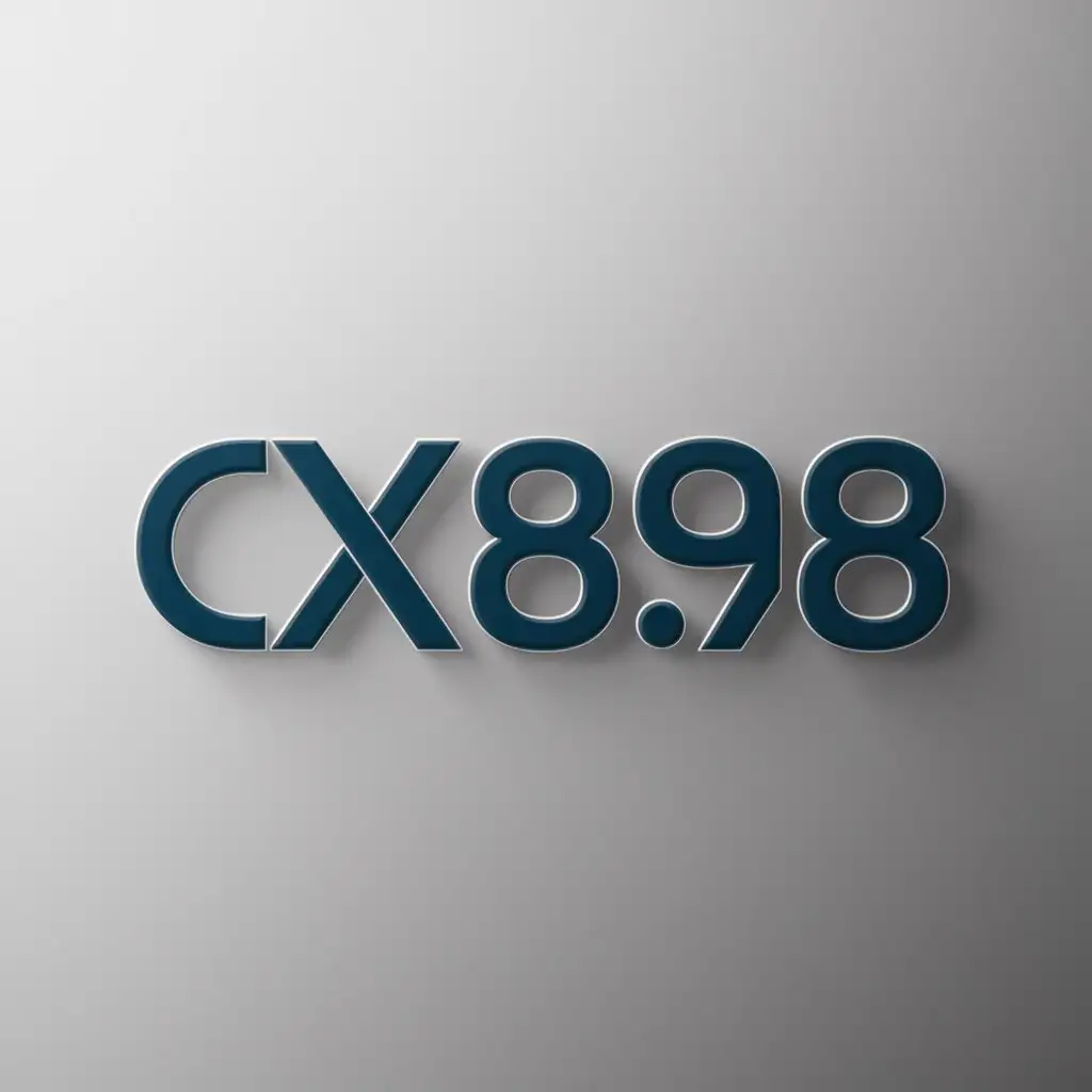 a logo design,with the text "898", main symbol:cxkj,Moderate,clear background