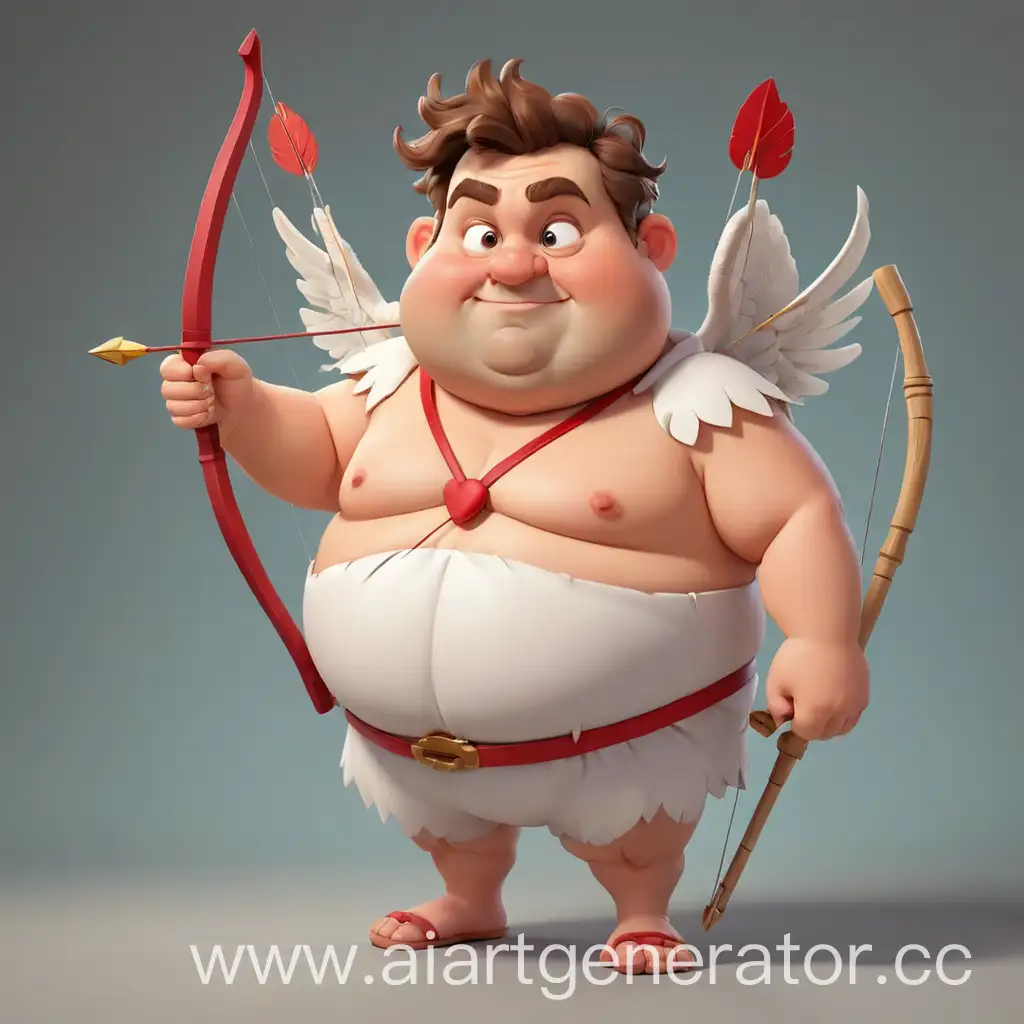 Chubby-Cupid-Playful-Cartoon-Character-with-Bow-and-Arrows