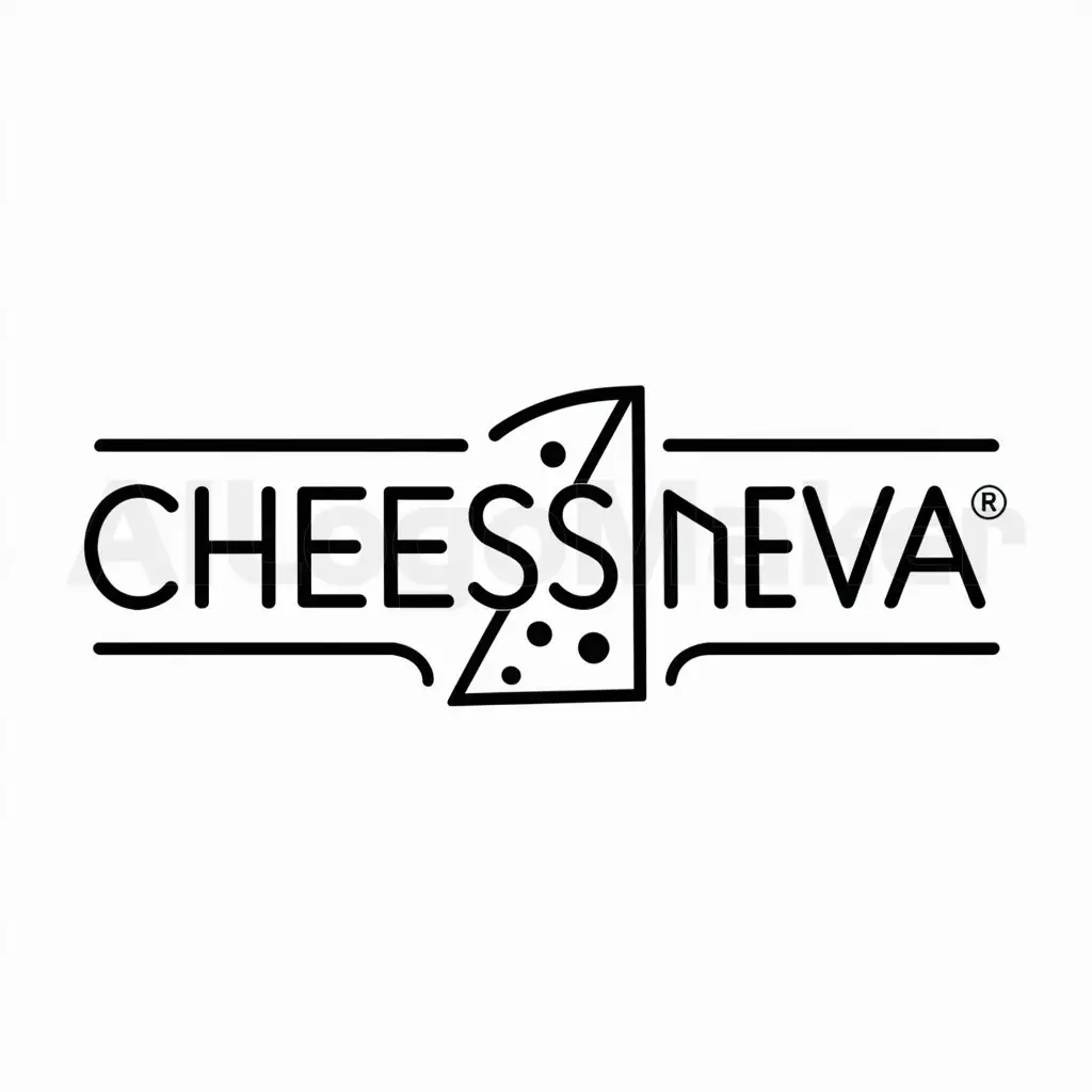a logo design,with the text "cheessineva", main symbol:cheese,Moderate,be used in eda industry,clear background