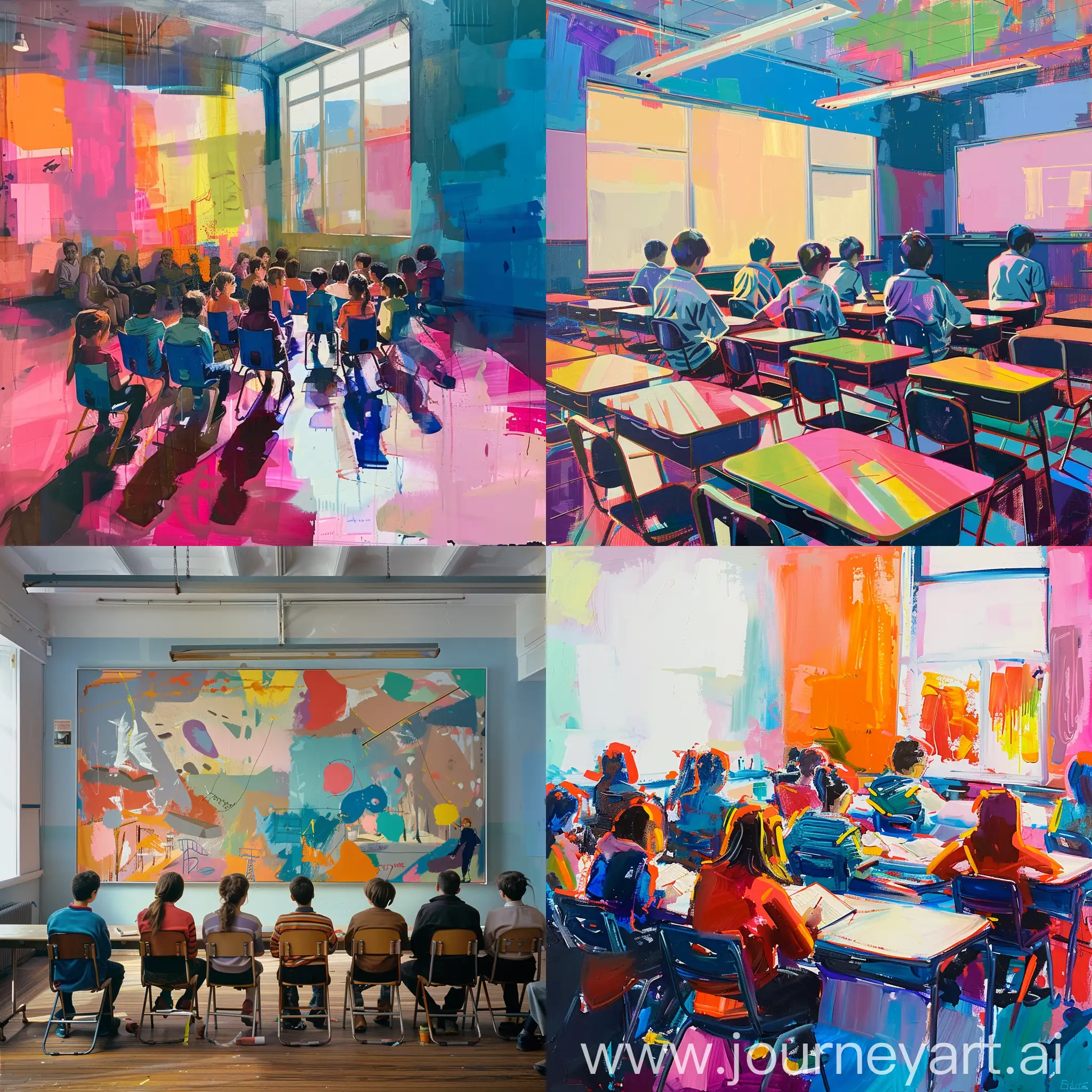 Vibrant-Contemporary-School-Class
