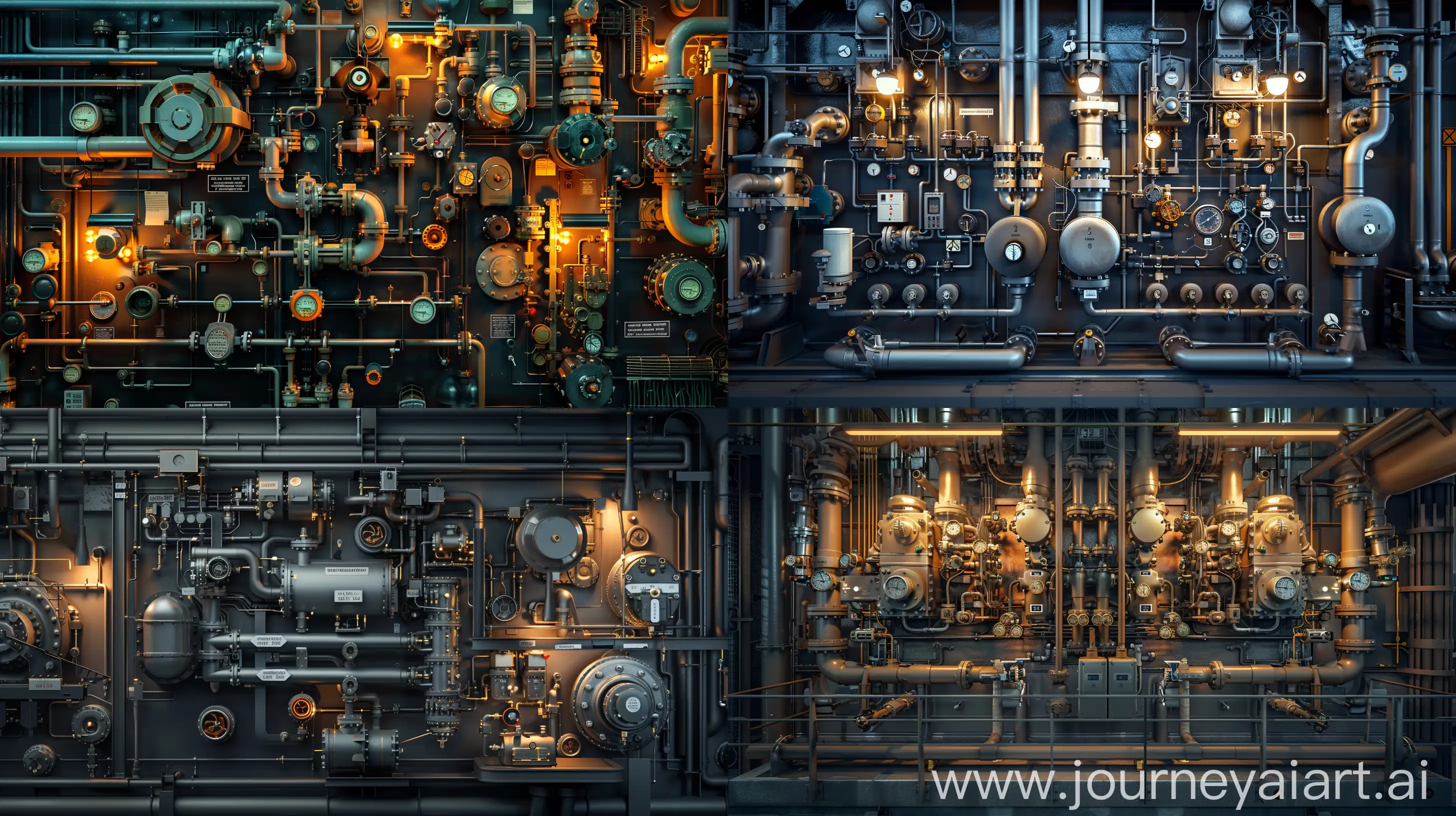 HighResolution-Photograph-of-an-Ejector-Pumping-Station-Illustrating-Its-Components-Functionality-and-Industrial-Significance