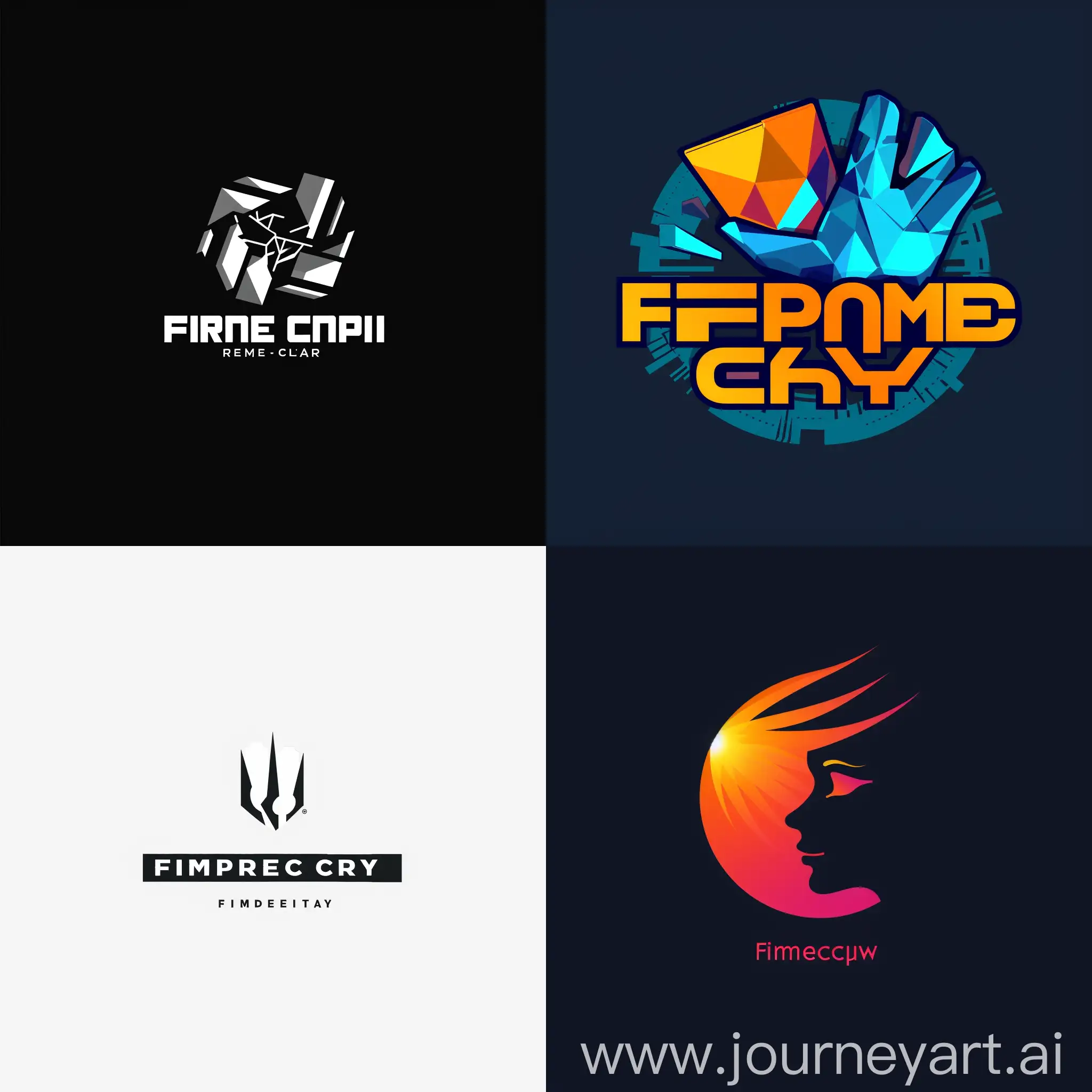 Minimalist-Logo-Design-for-Freedom-Cry-Mobile-Internet-Provider-Company