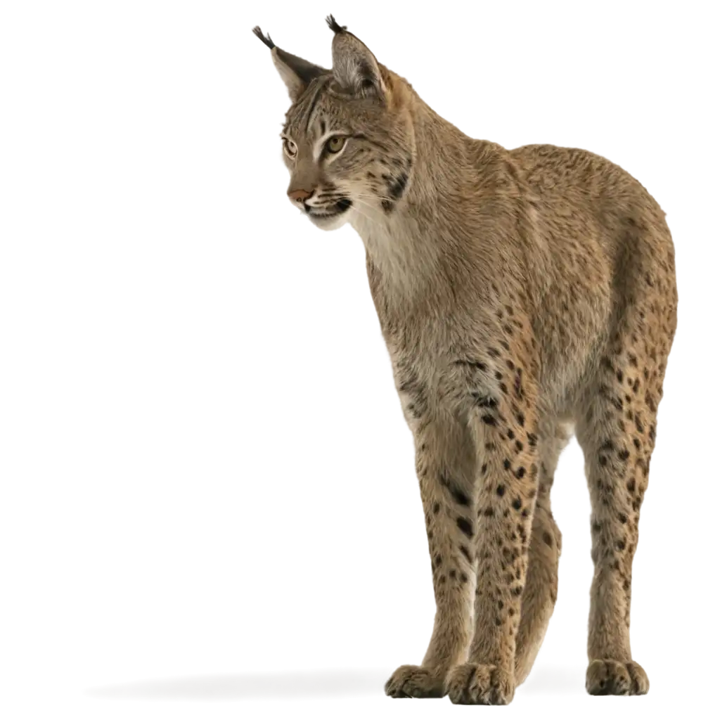 Lince on wild nature