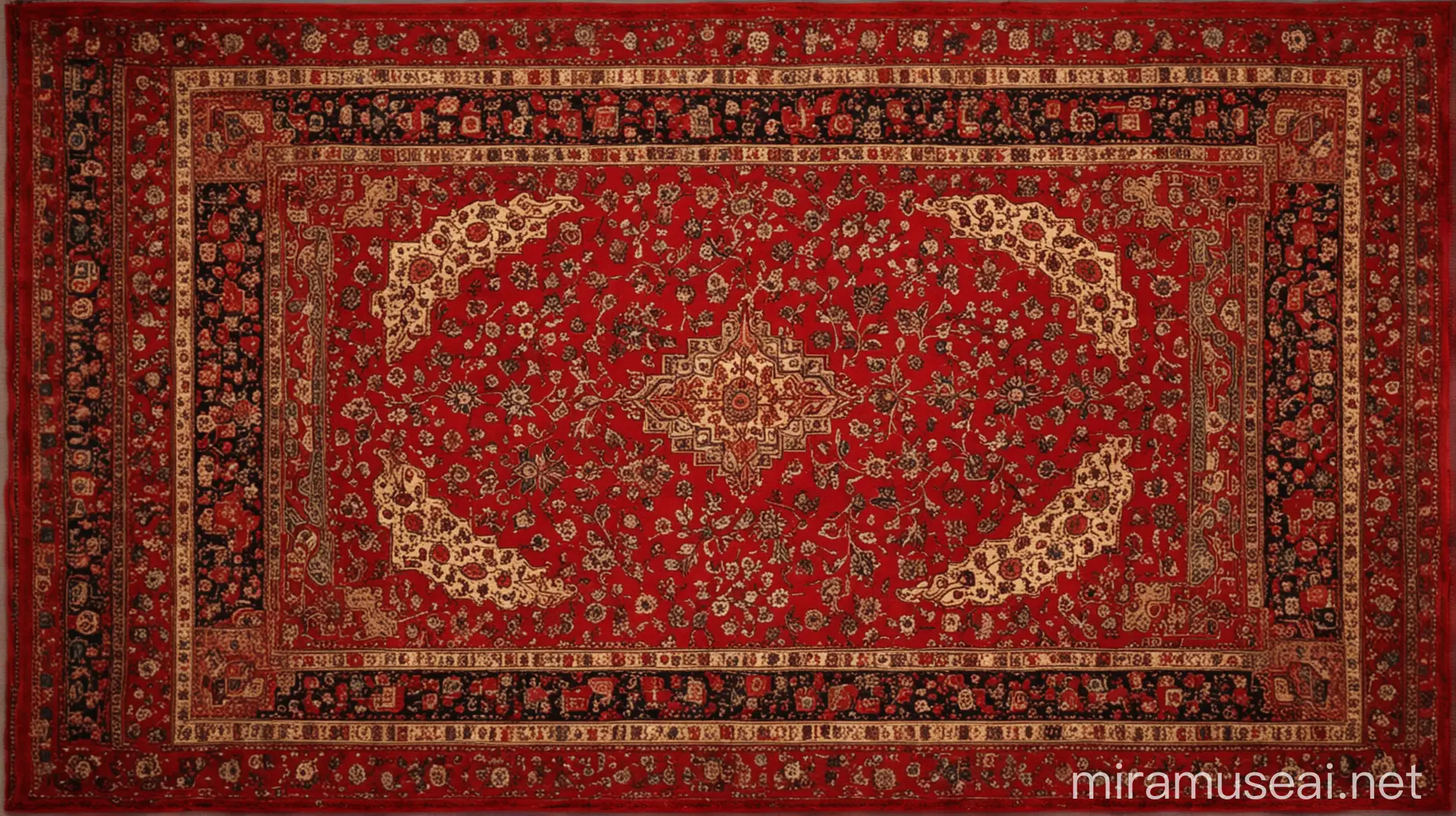 Luxurious Red Carpet Rug for YouTube Banner