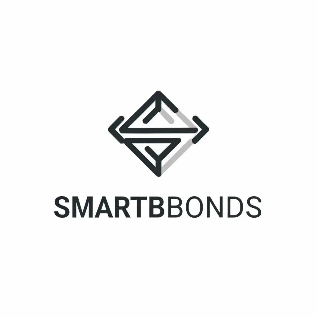 a logo design,with the text "Smart Bonds", main symbol:Arrows market place crypto platform,Moderate,be used in fintech industry,clear background