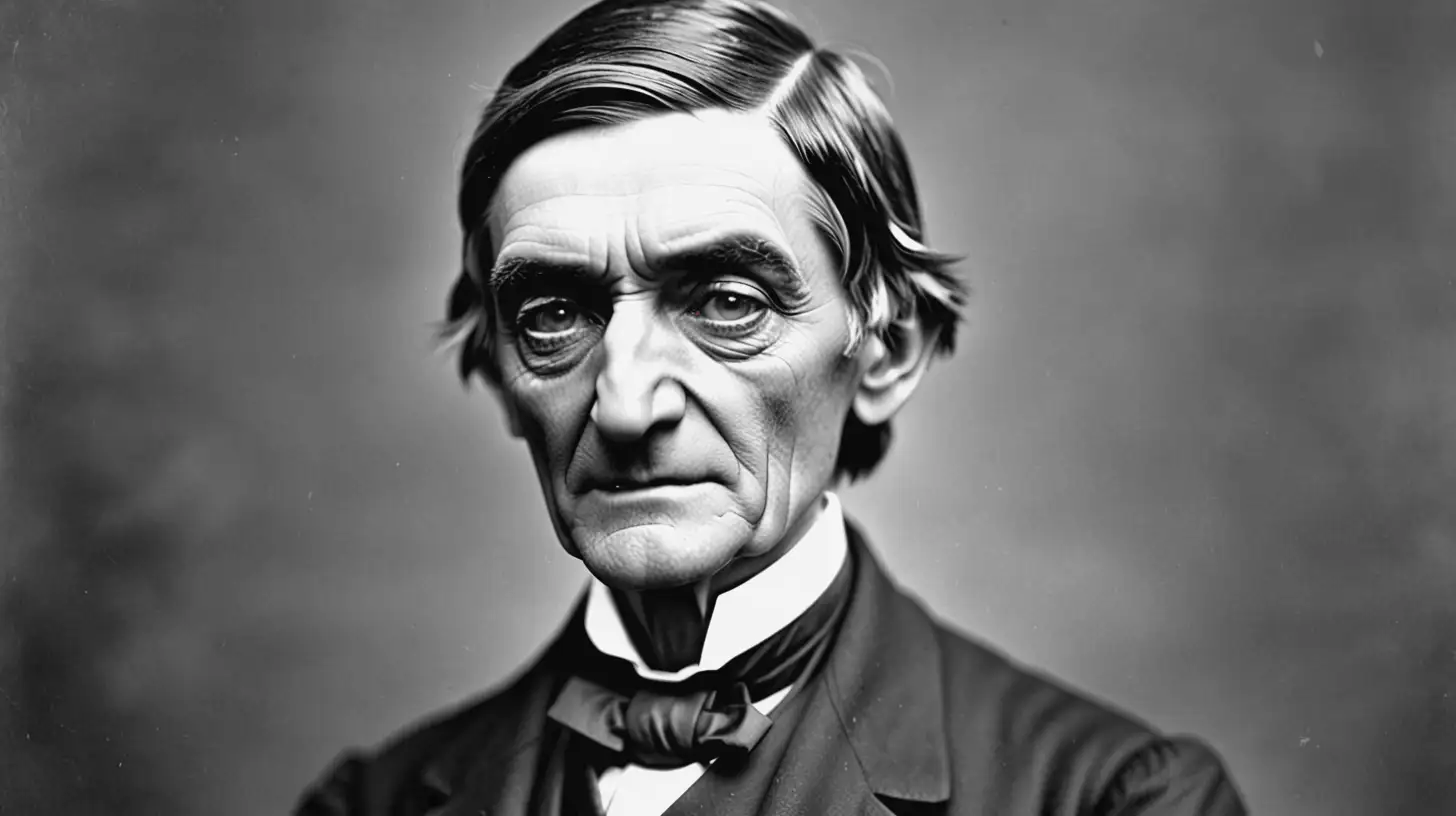 Ralph Waldo Emerson Portrayed in his Clerical Role as a Unitarian Minister