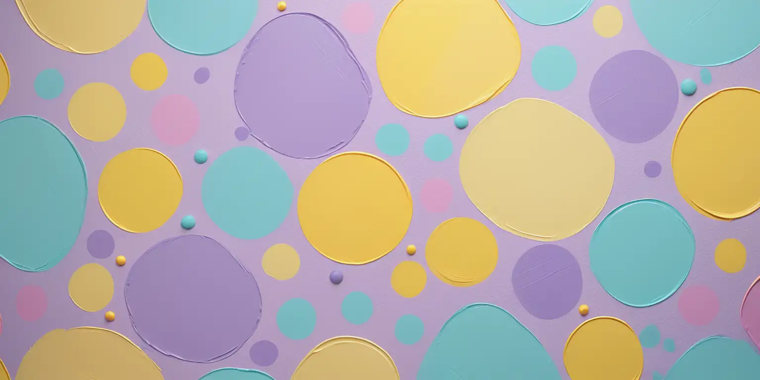 A wallpaper texture for fun kids soft plays that include kids and entertainment plays  with fun and joy vibe and some soft paint colors of yellow and aqua and lilac purple and pink