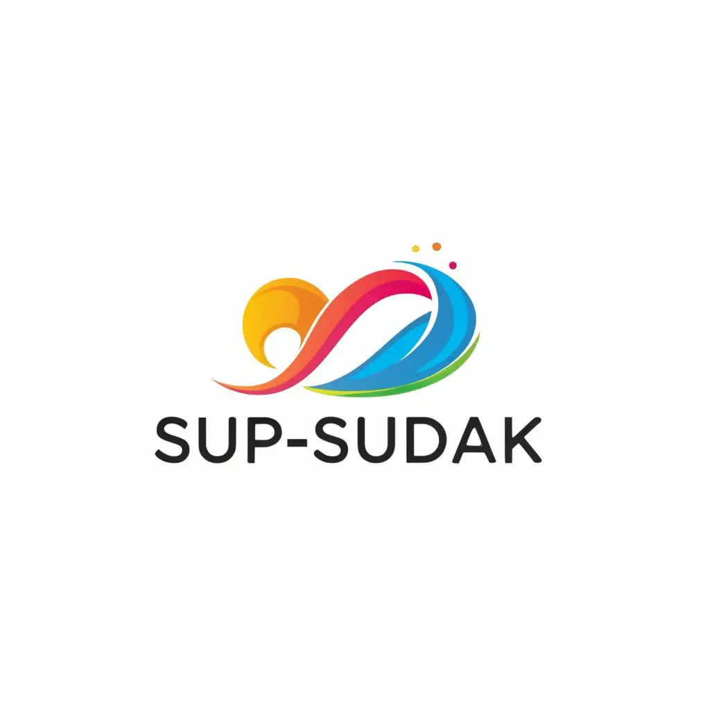 a logo design,with the text "SupSudak", main symbol:sap board,Умеренный,be used in Entertainment industry,clear background