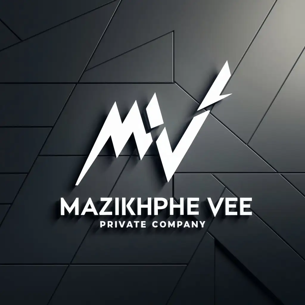 Modern Name Logo Design for Mazikhiphe Vee Private Company