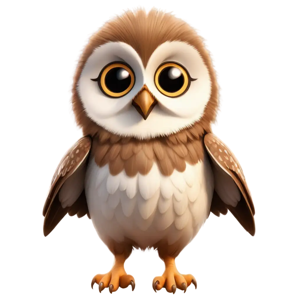 cute realsistic owl 
