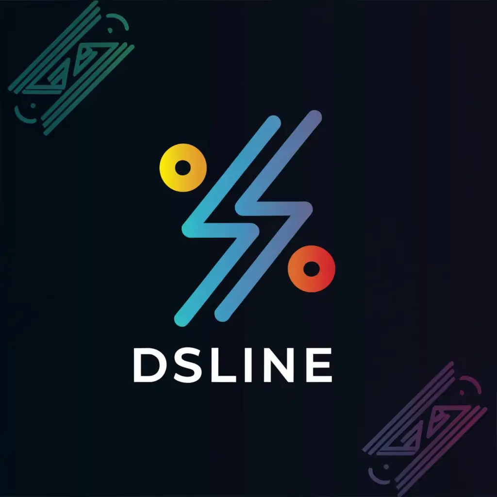 a logo design,with the text "Dsline", main symbol:DSL,Moderate,be used in Technology industry,clear background